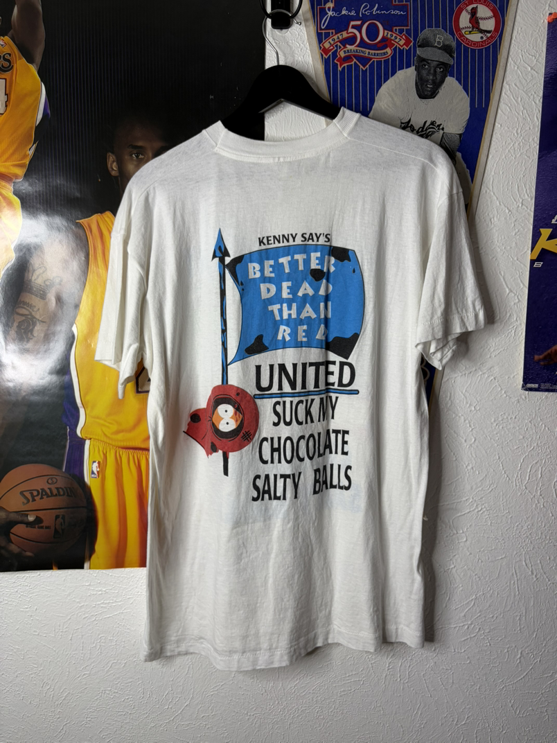 Vintage South Park "United Suck My Chocolate Salty Balls" T-Shirt