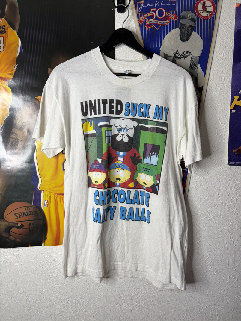 Vintage South Park "United Suck My Chocolate Salty Balls" T-Shirt