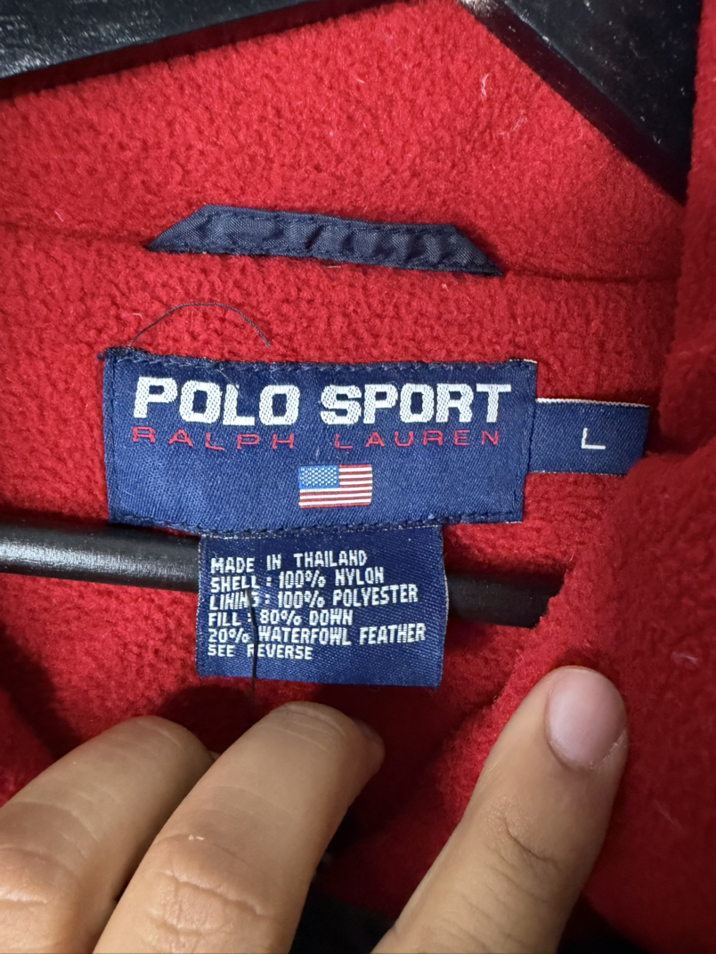 Polo Sport Plaid Puffer Vest
