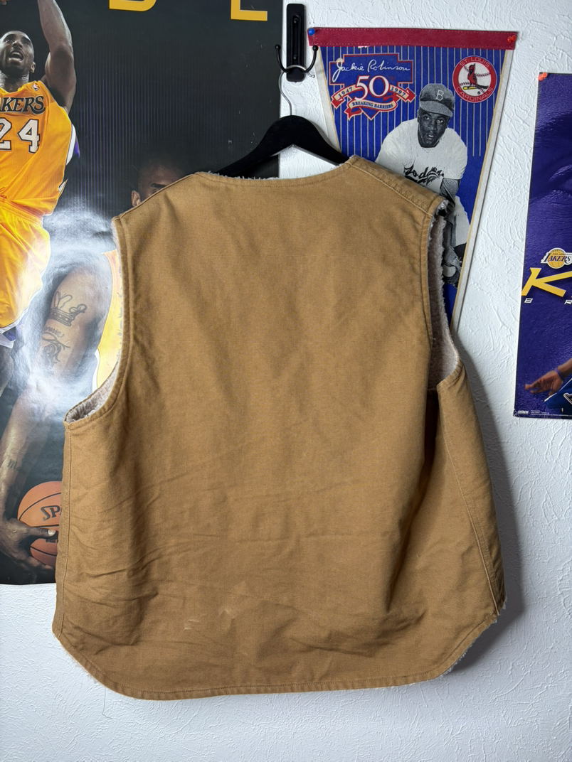 Carhartt Sherpa Lined Vest - Classic Workwear Style