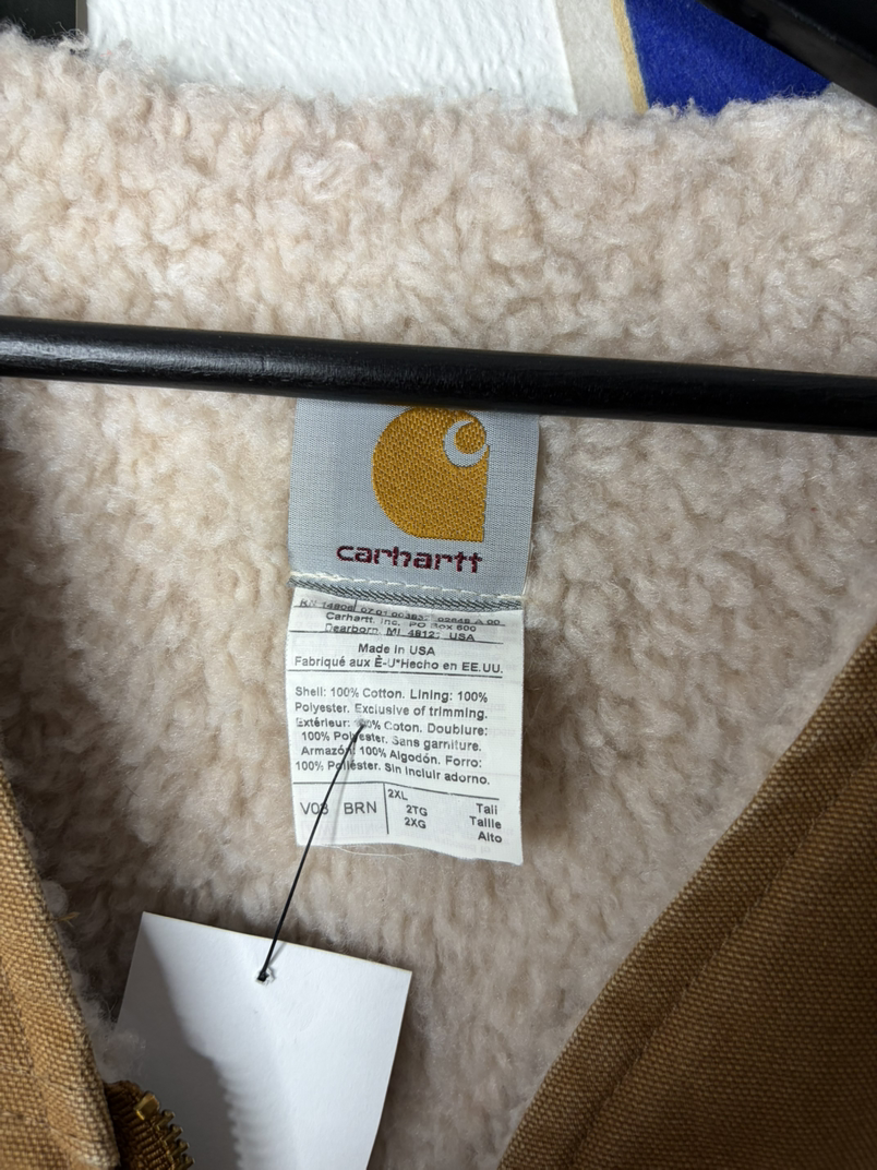 Carhartt Sherpa Lined Vest - Classic Workwear Style