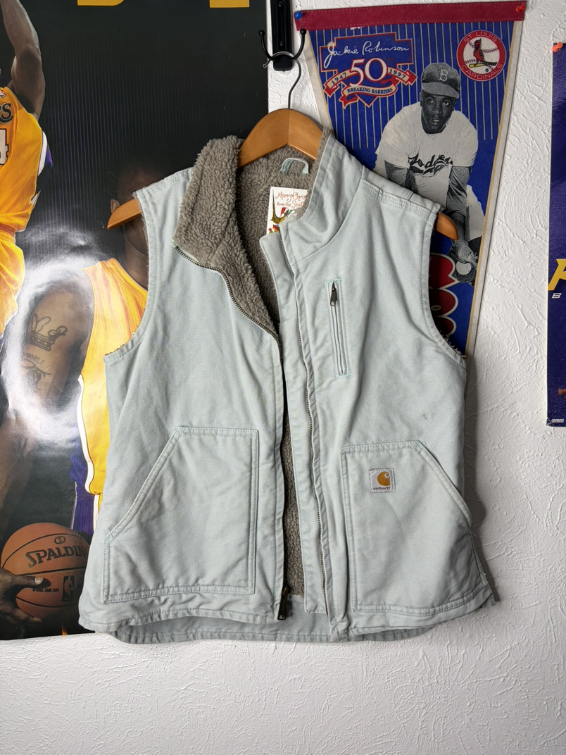 Carhartt Sherpa Lined Vest - Light Blue