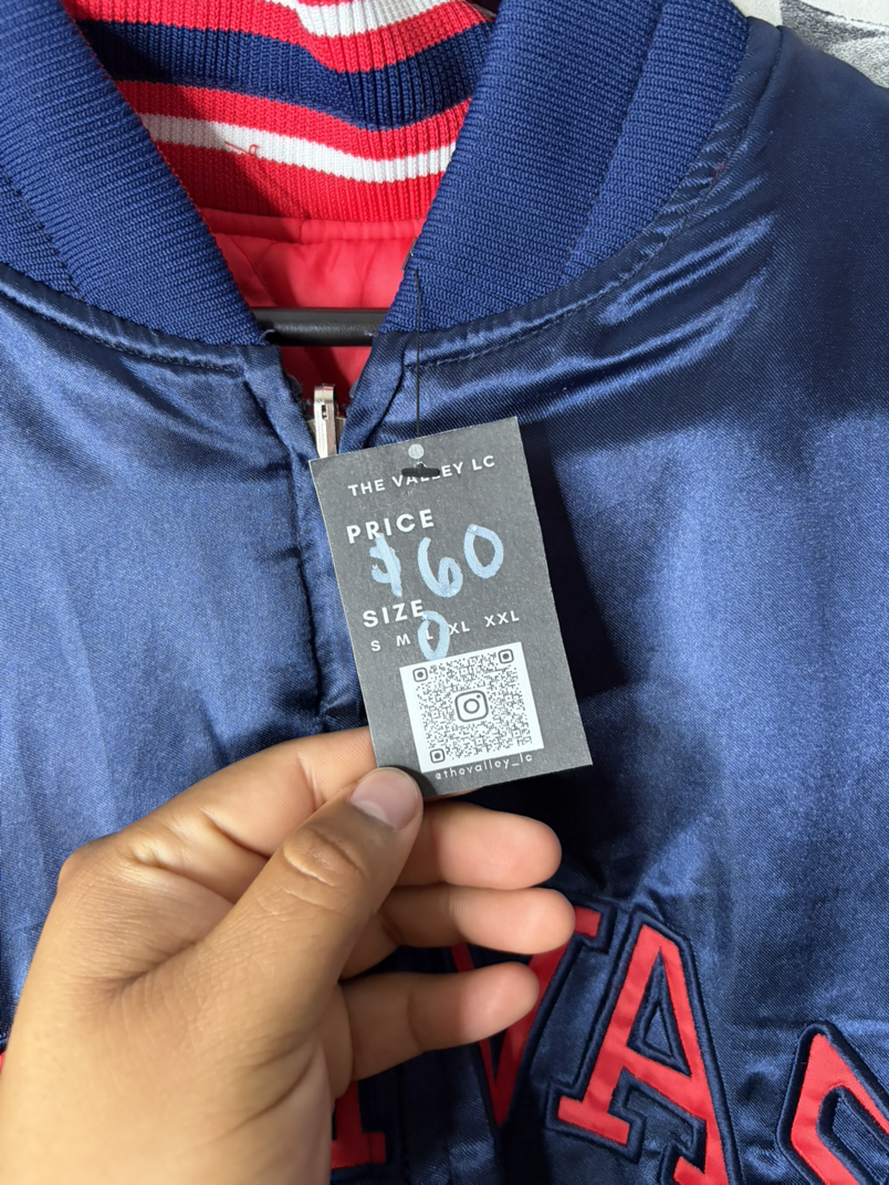 Chivas Vintage Satin Bomber Jacket