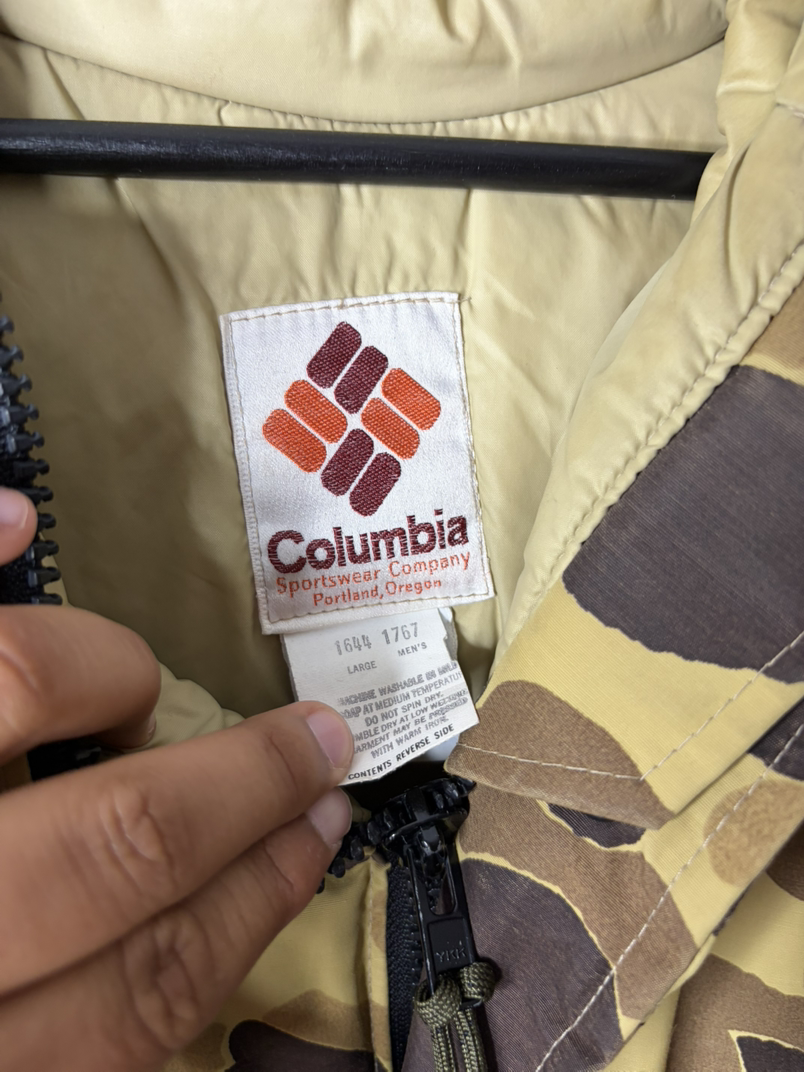 Vintage Camouflage Duck Hunting Jacket