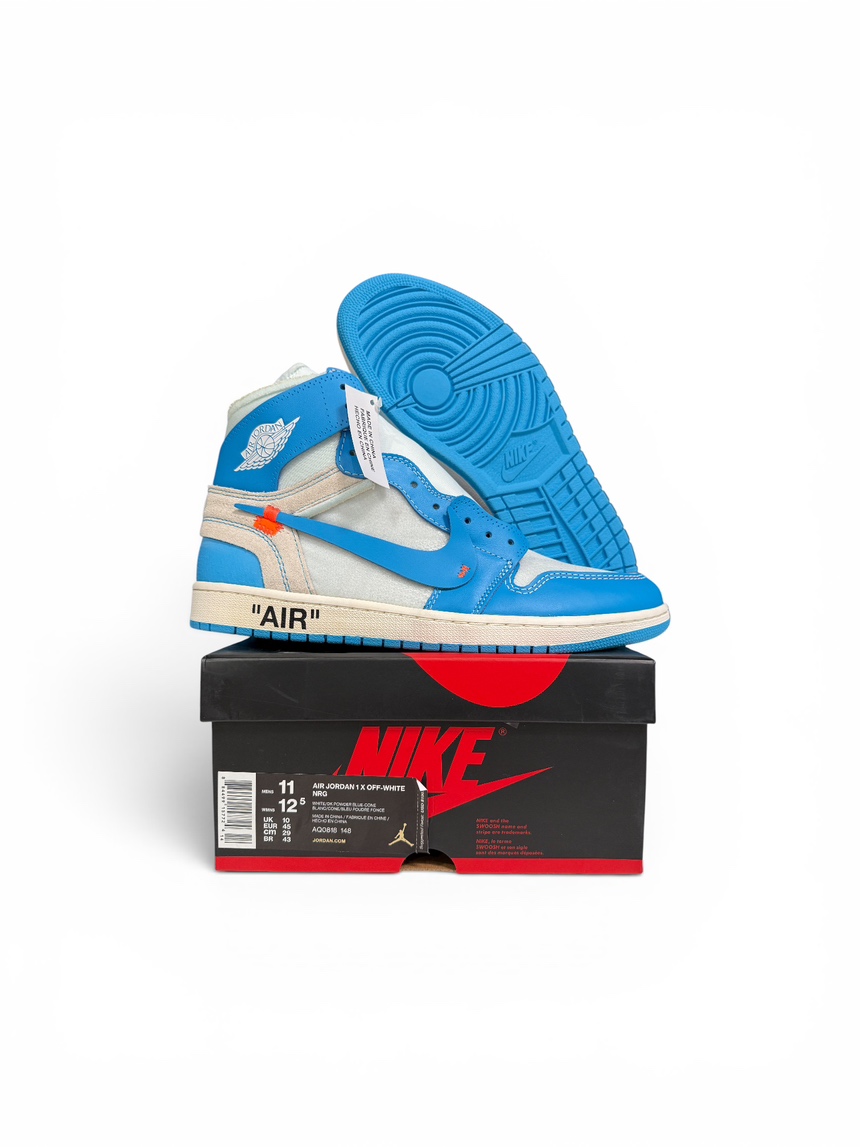 SZ 11 Off White x Air Jordan 1 High University Blue