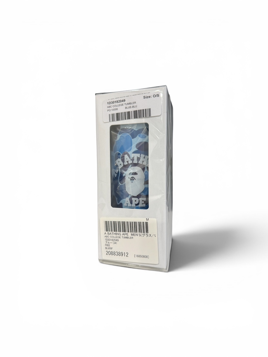 A Bathing Ape College Logo Tumbler Blue