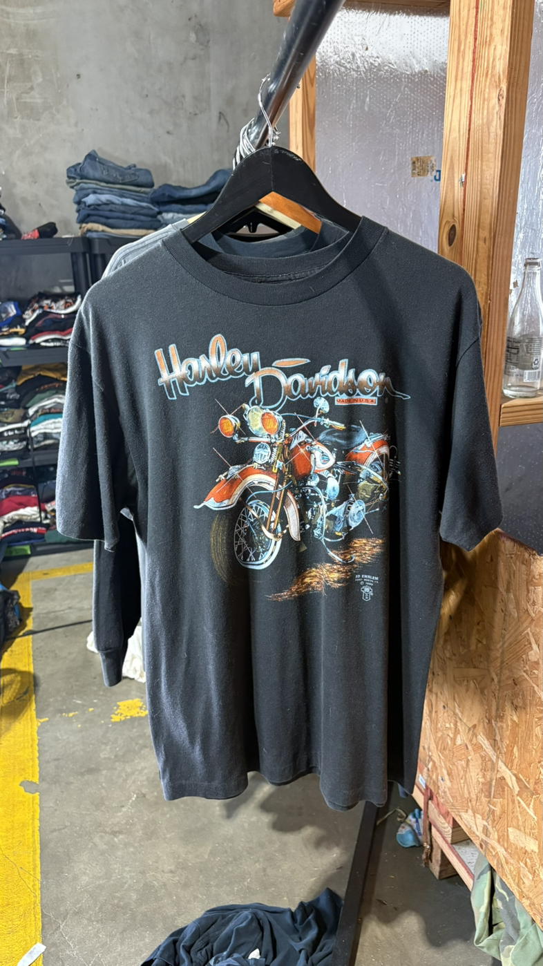 Harley-Davidson Motorcycle Graphic T-Shirt