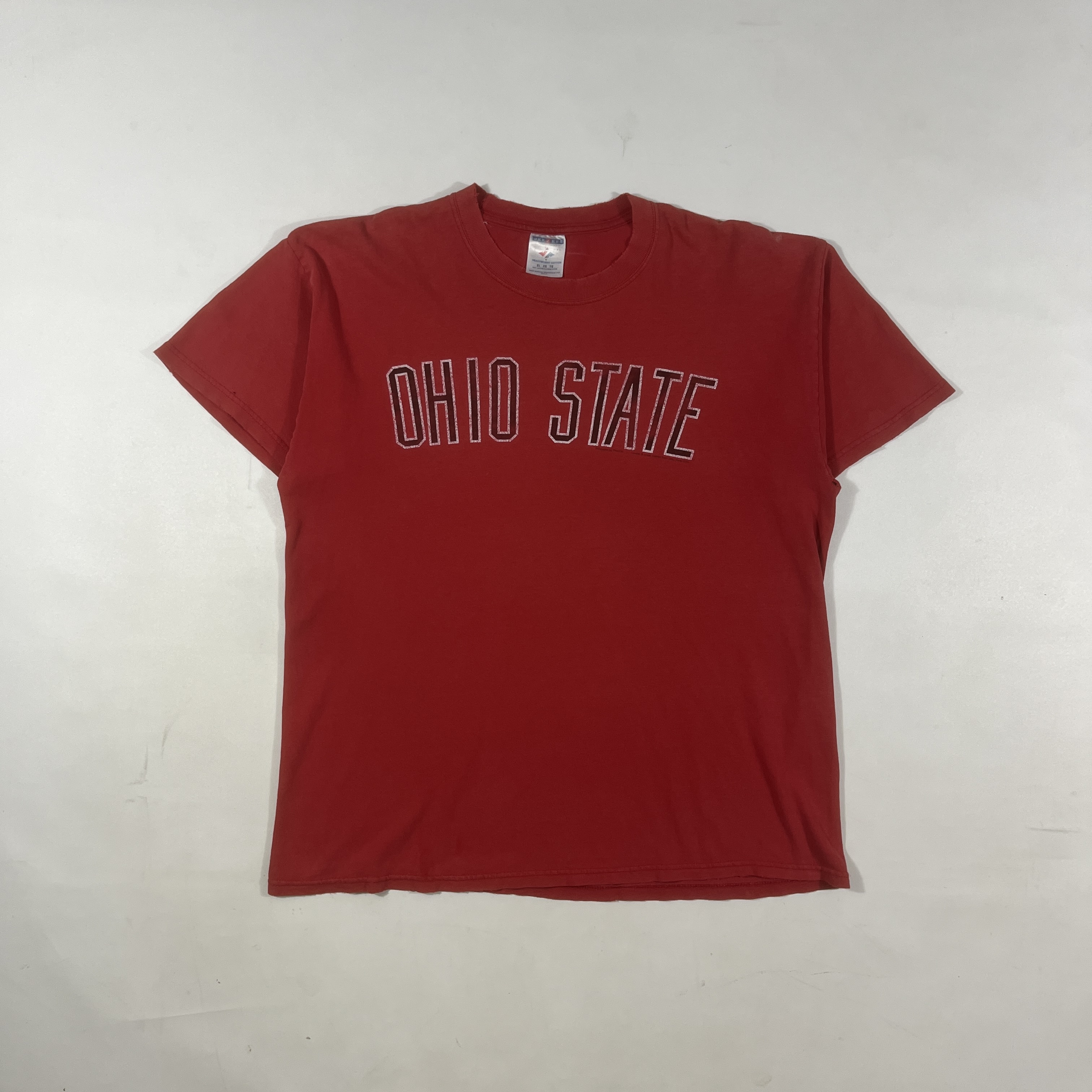 Vintage Ohio State Buckeyes Red Spellout T-Shirt XL