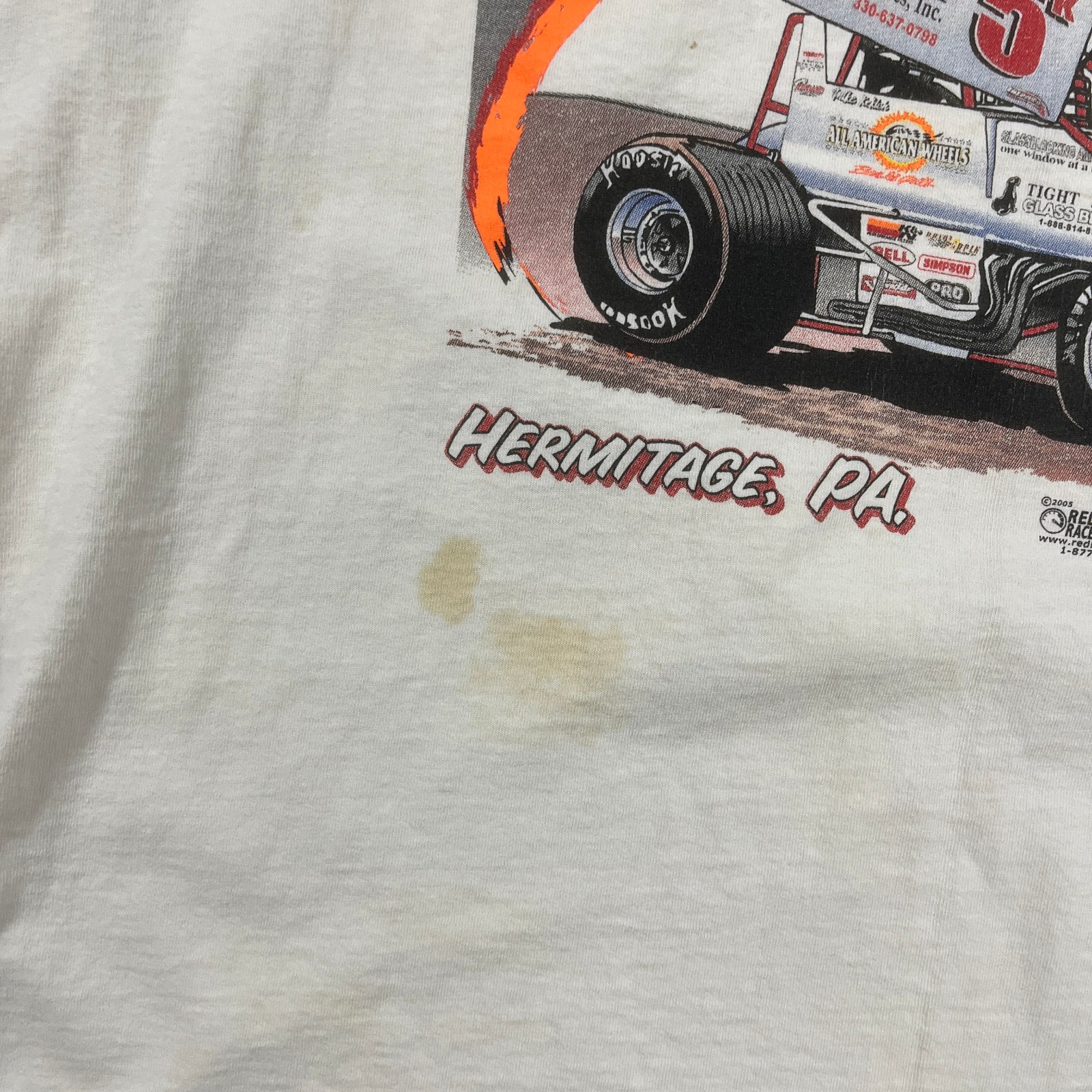 Vintage Y2K Mike Kekich Sprint Car Racing Sleeveless Tee Hermitage PA 2XL