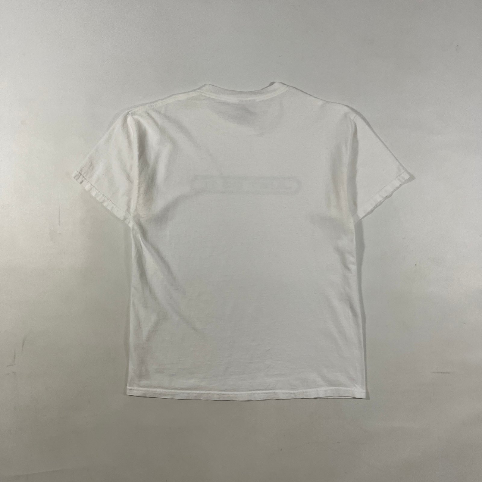 Vintage Y2K Nike Just Do It Center Swoosh White Graphic Tee M