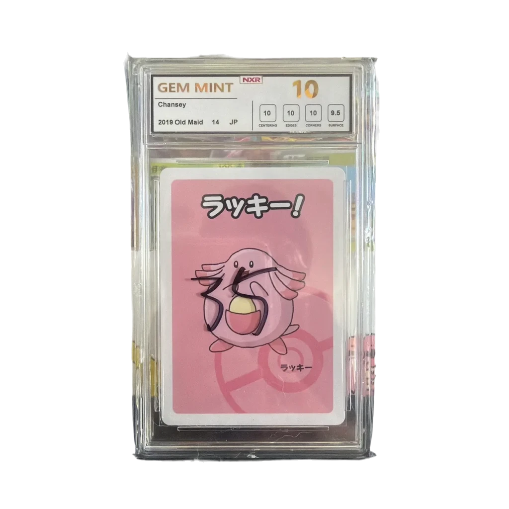 NXR Gem Mint 10 Chansey Trading Card POP8
