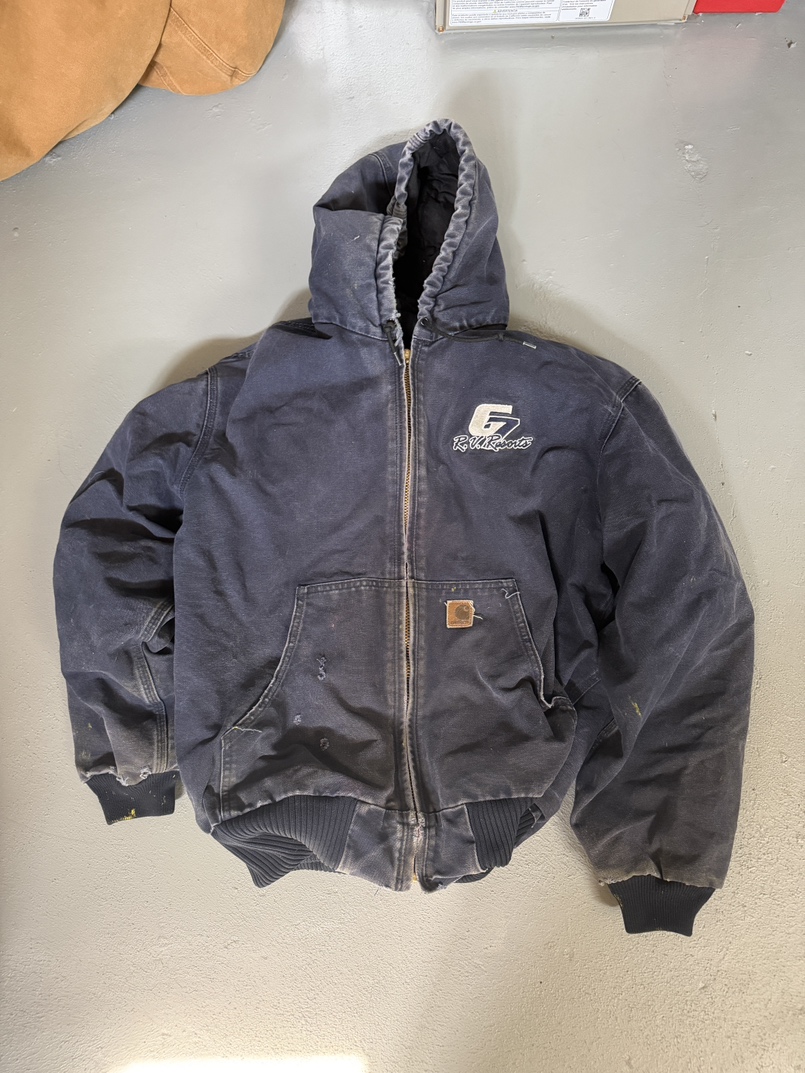00’s Carhartt hooded Lined Work Jacket