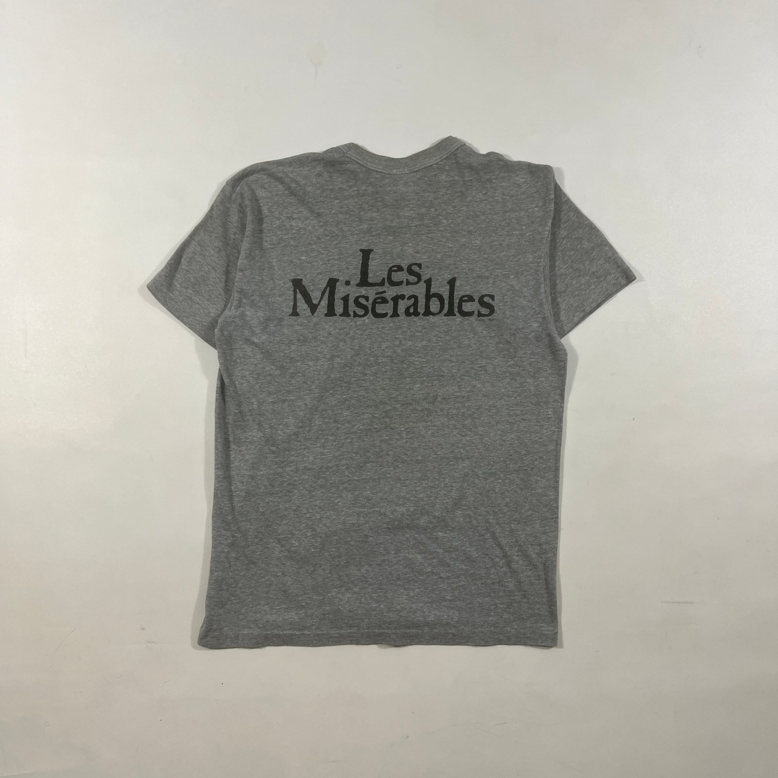 Vintage 80s Les Miserables Hanes Poly-Cotton Cosette Broadway Musical Tee L