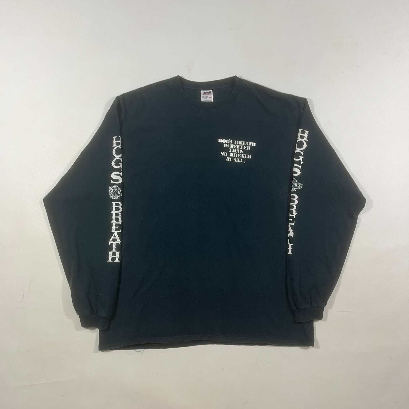 Vintage Hog's Breath Saloon Key West Black Long Sleeve Tee 2XL
