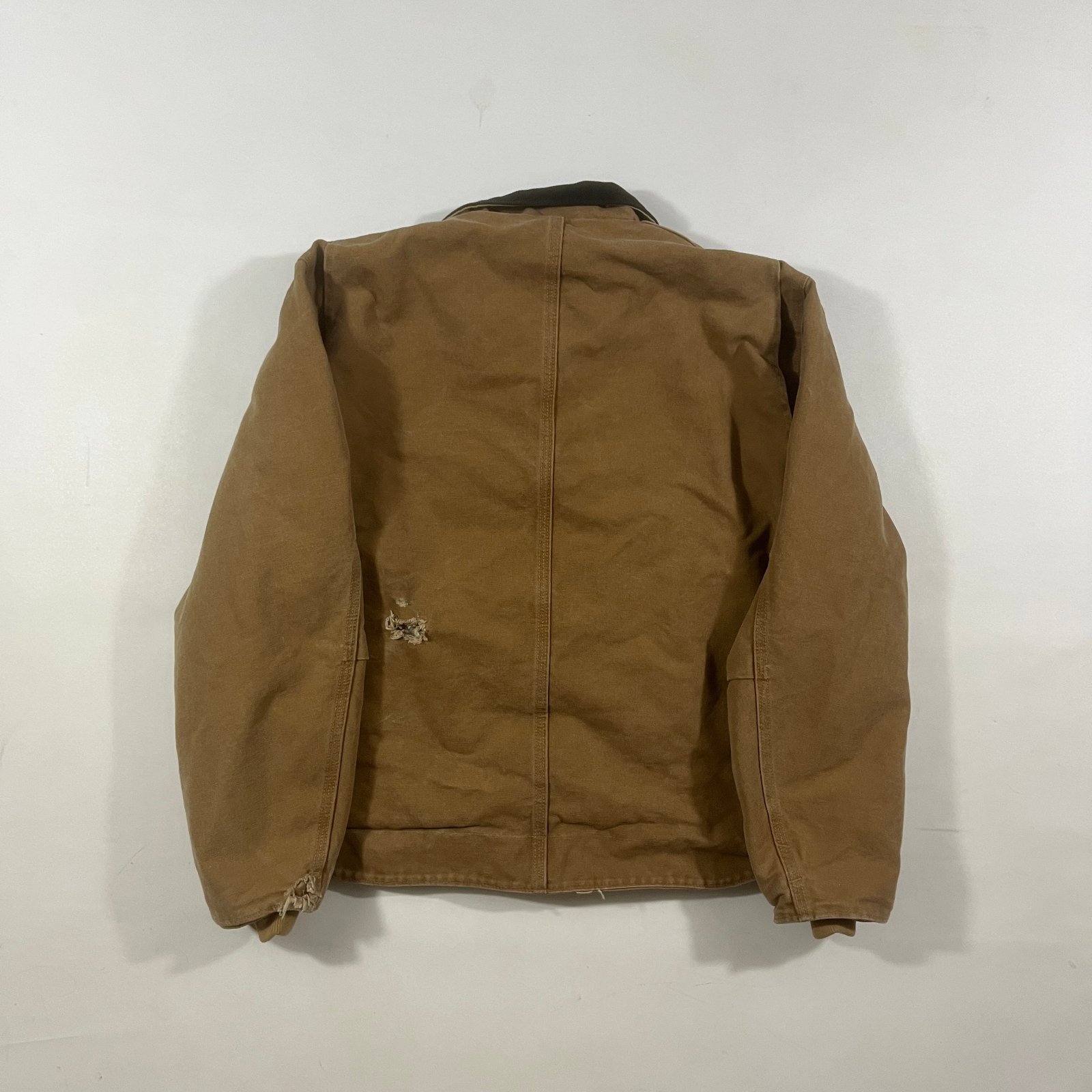 Vintage Carhartt J104 CML Sherpa Lined Duck Canvas Arctic Work Jacket Medium