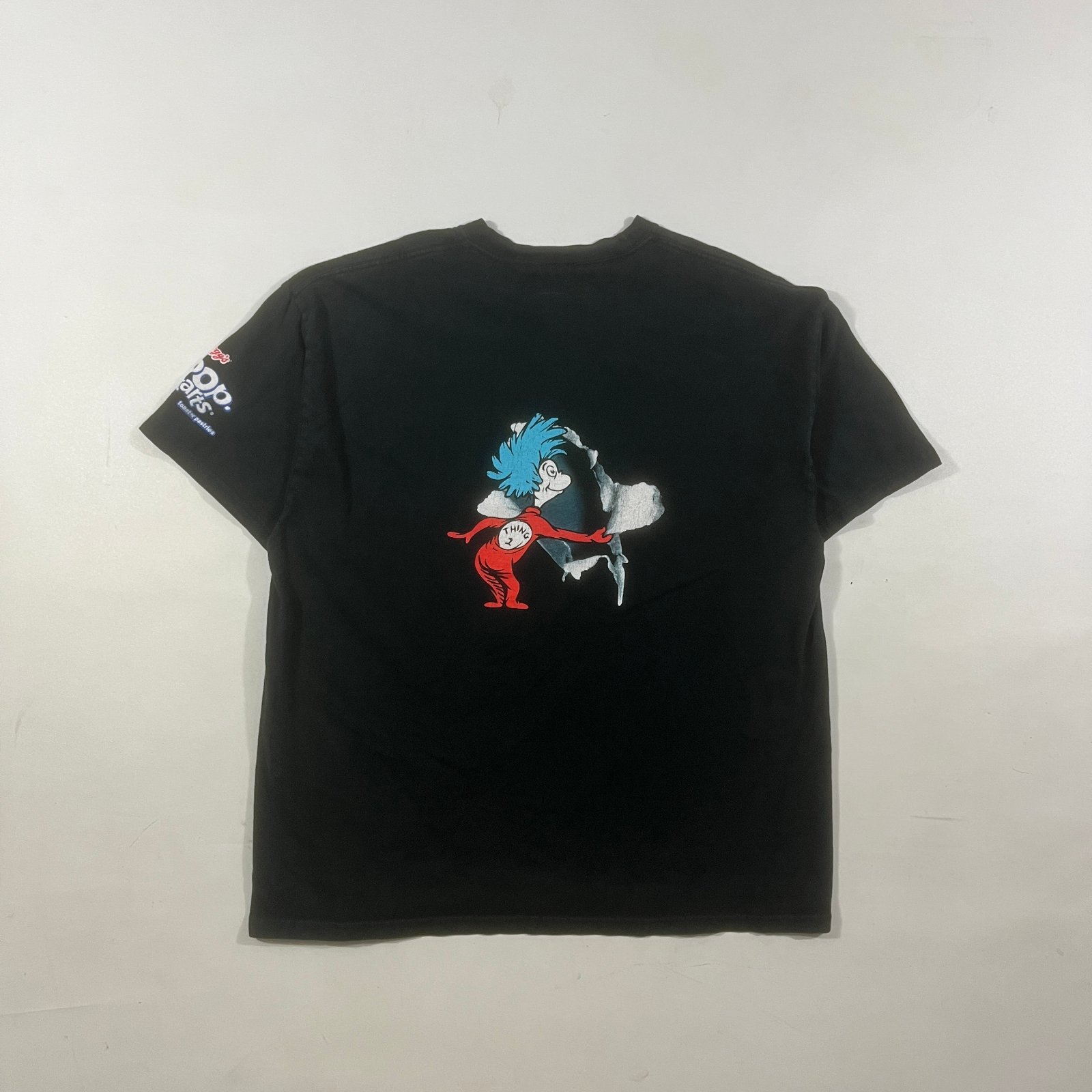 Vintage 2003 Cat in the Hat Movie Thing 1 Thing 2 Kellogg's Pop Tarts Promo Tee XL
