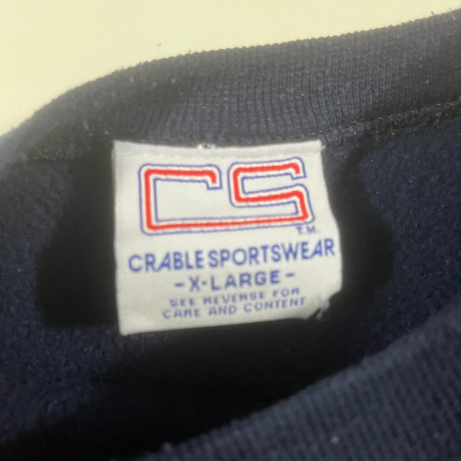 Vintage 1995 Cleveland Indians American League Champs World Series Embroidered Crewneck