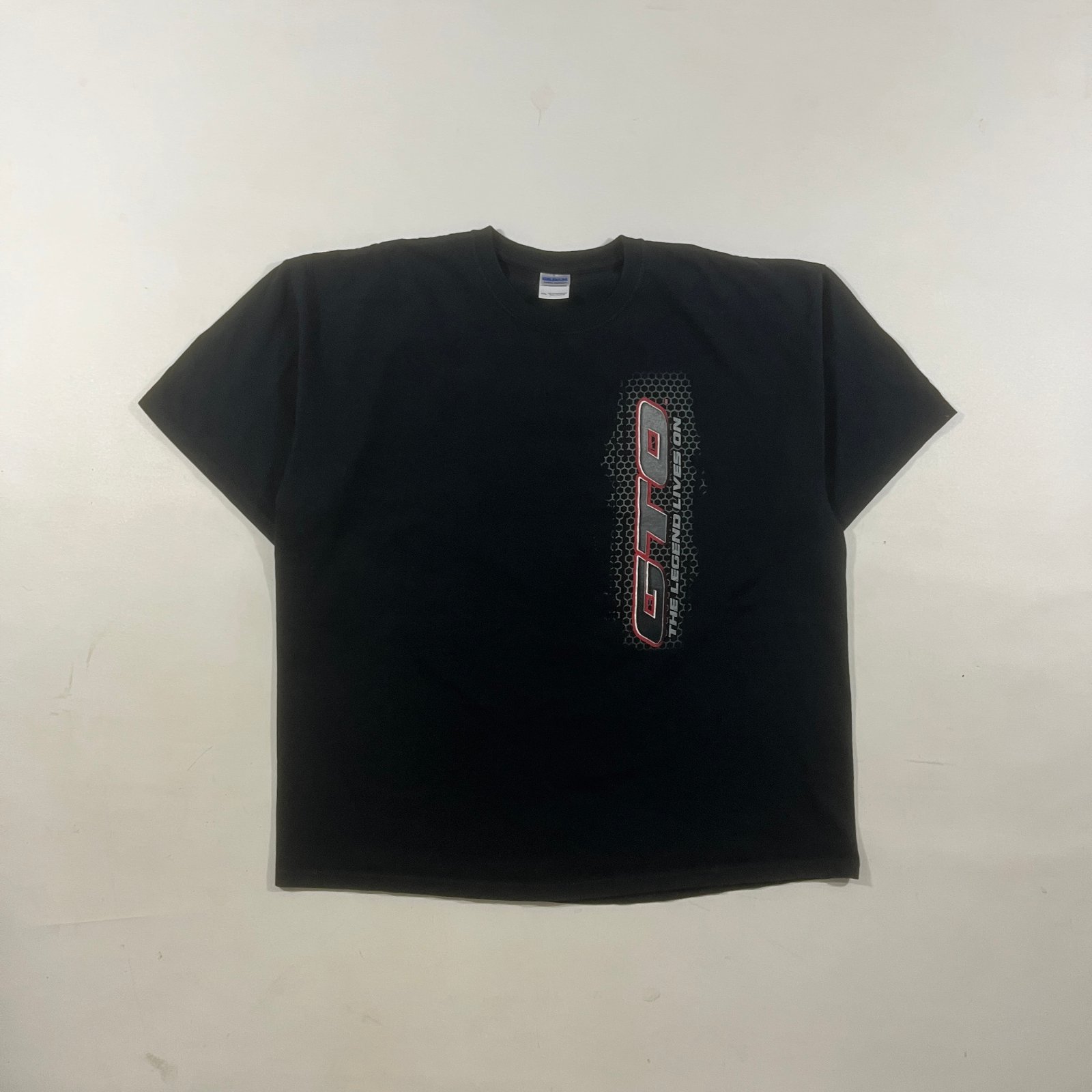Y2K Pontiac GTO "The Legend Lives On" Black Graphic Tee 2XL