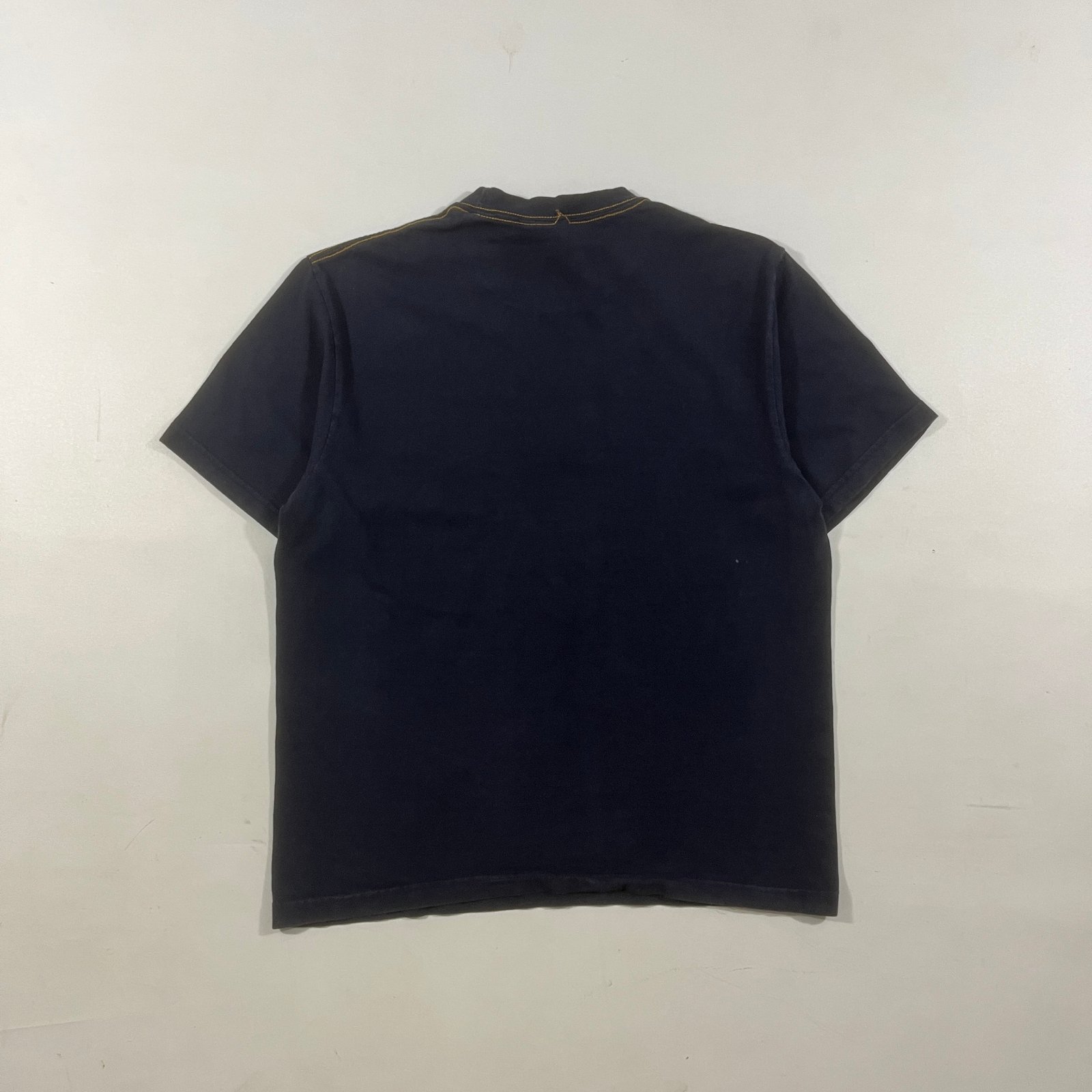 Vintage Timberland Stratham Issue Navy Big Logo Tree Spellout T-Shirt L