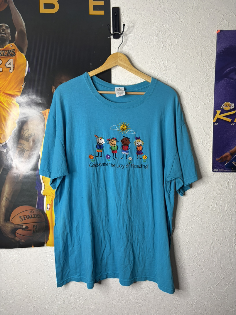 Vintage Kids Reading T-Shirt