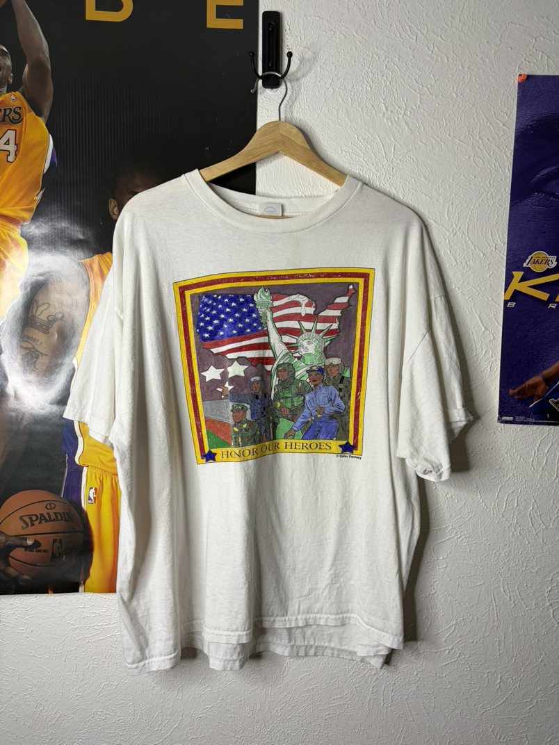 Honor Our Heroes Vintage Graphic T-Shirt