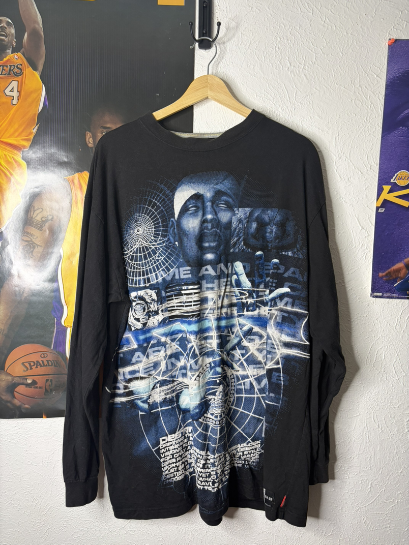 Vintage Hip Hop Long Sleeve Graphic T-Shirt