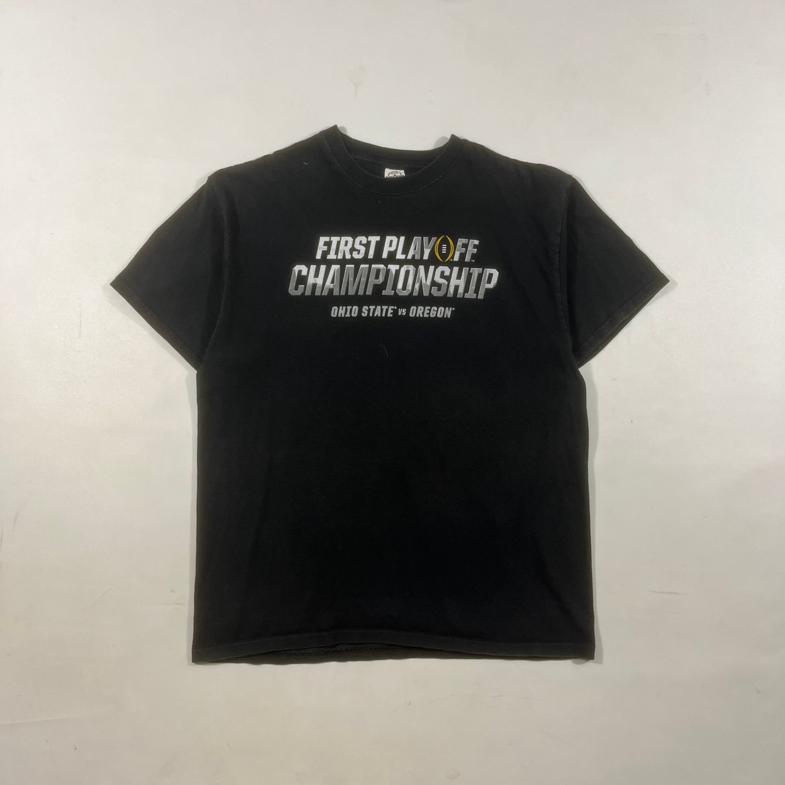 2015 Ohio State vs Oregon First College Football Playoff Championship Tee XL