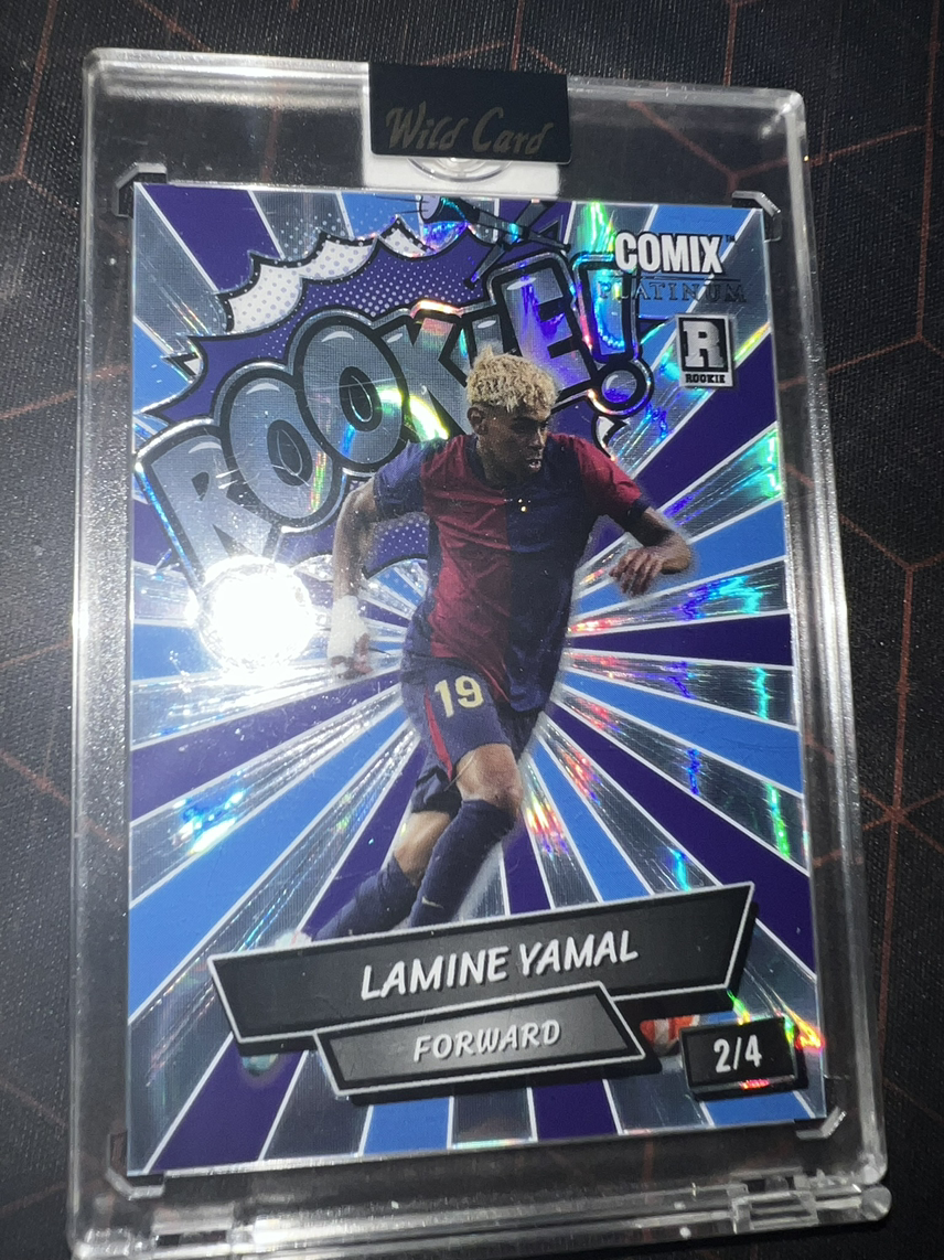 2023 Comix Platinum Lamine Yamal Rookie Card