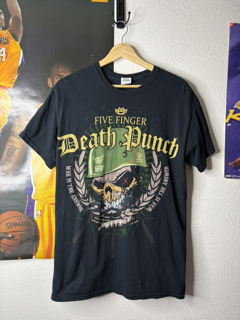 Five Finger Death Punch "War is the Answer" Skull Graphic T-Shirt