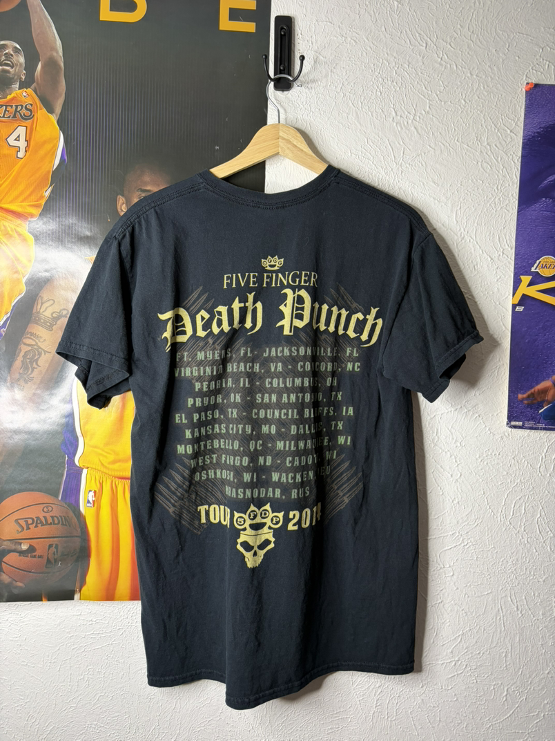 Five Finger Death Punch "War is the Answer" Skull Graphic T-Shirt