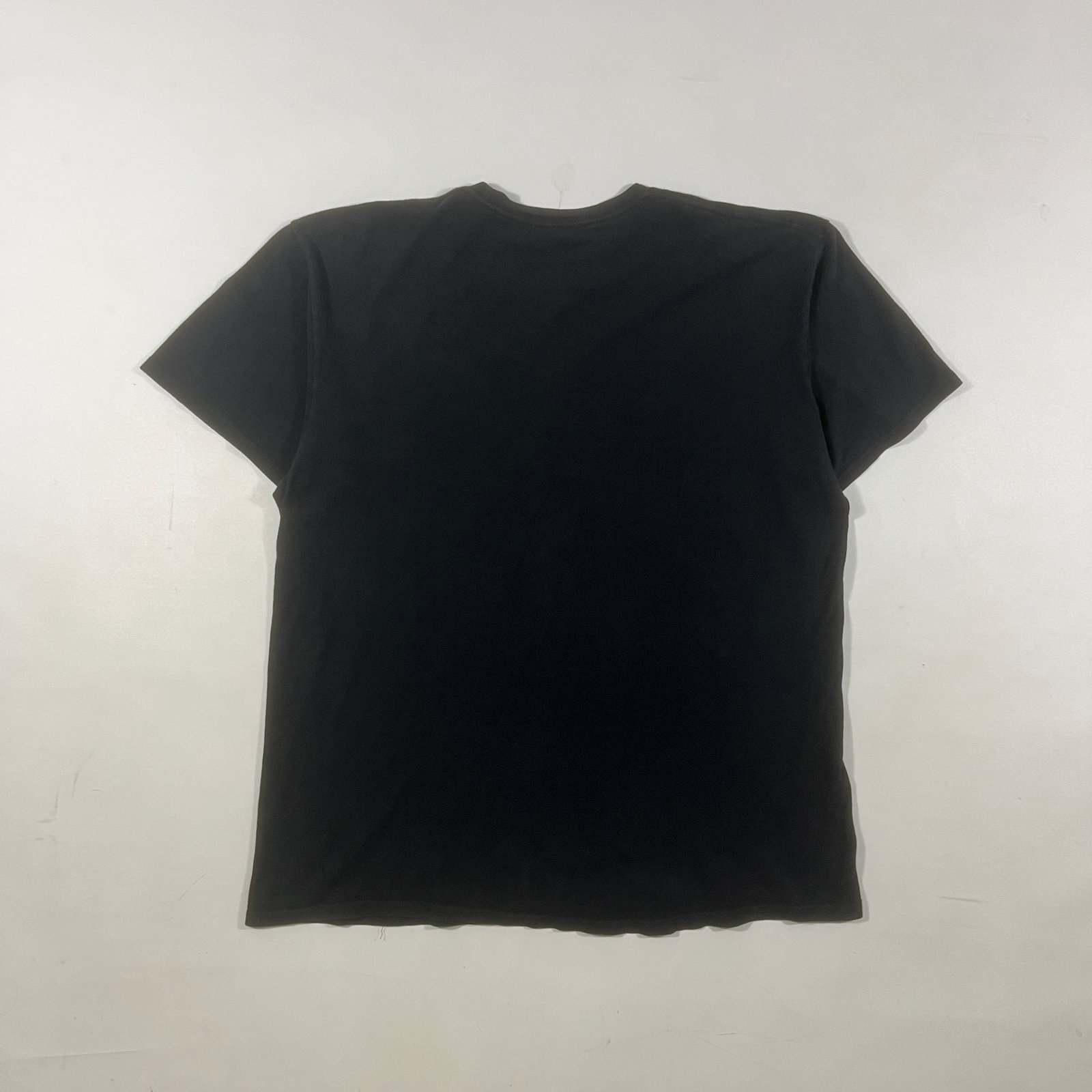 Volcom Stone Black Blue Silver Center Logo Skate Surf Tee XL
