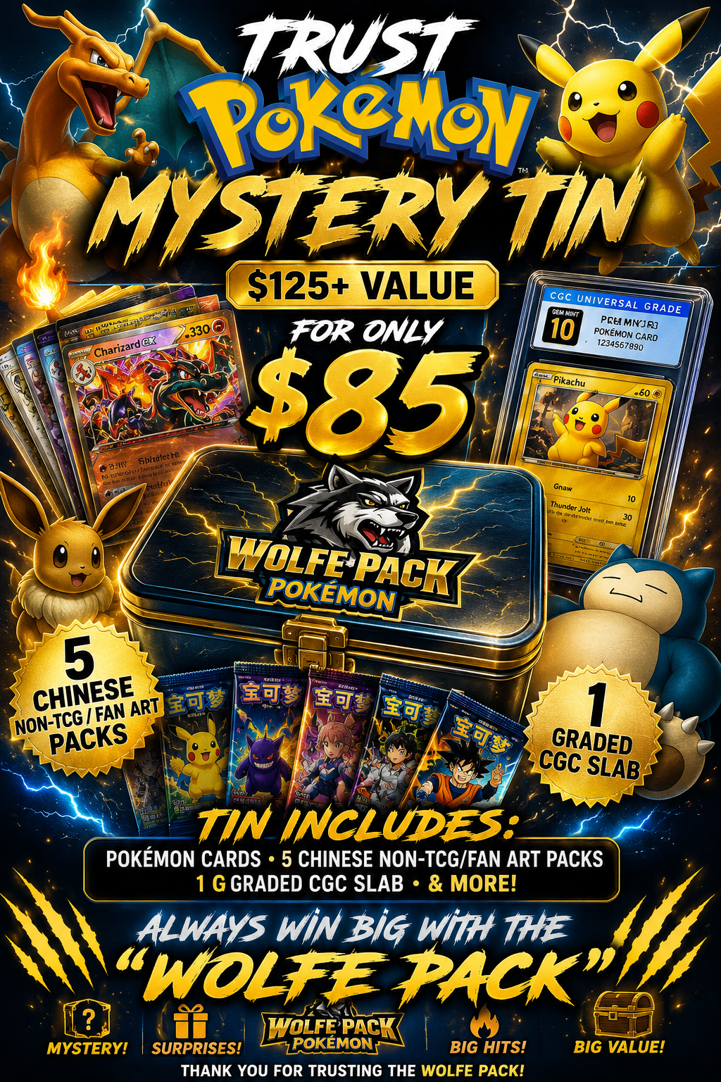 Wolfe Pack Mystery Trust Tin
