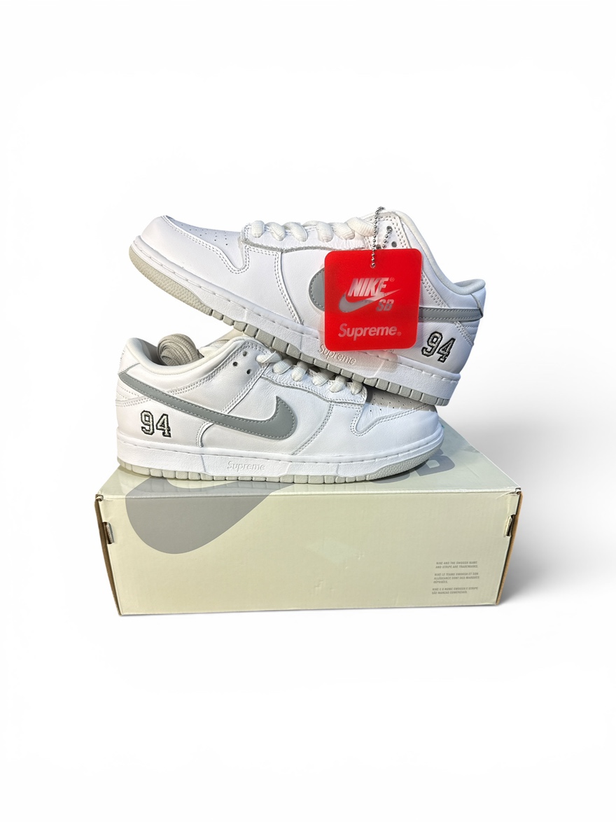 9M- (DS)Nike SB Dunk Low Supreme 94 White