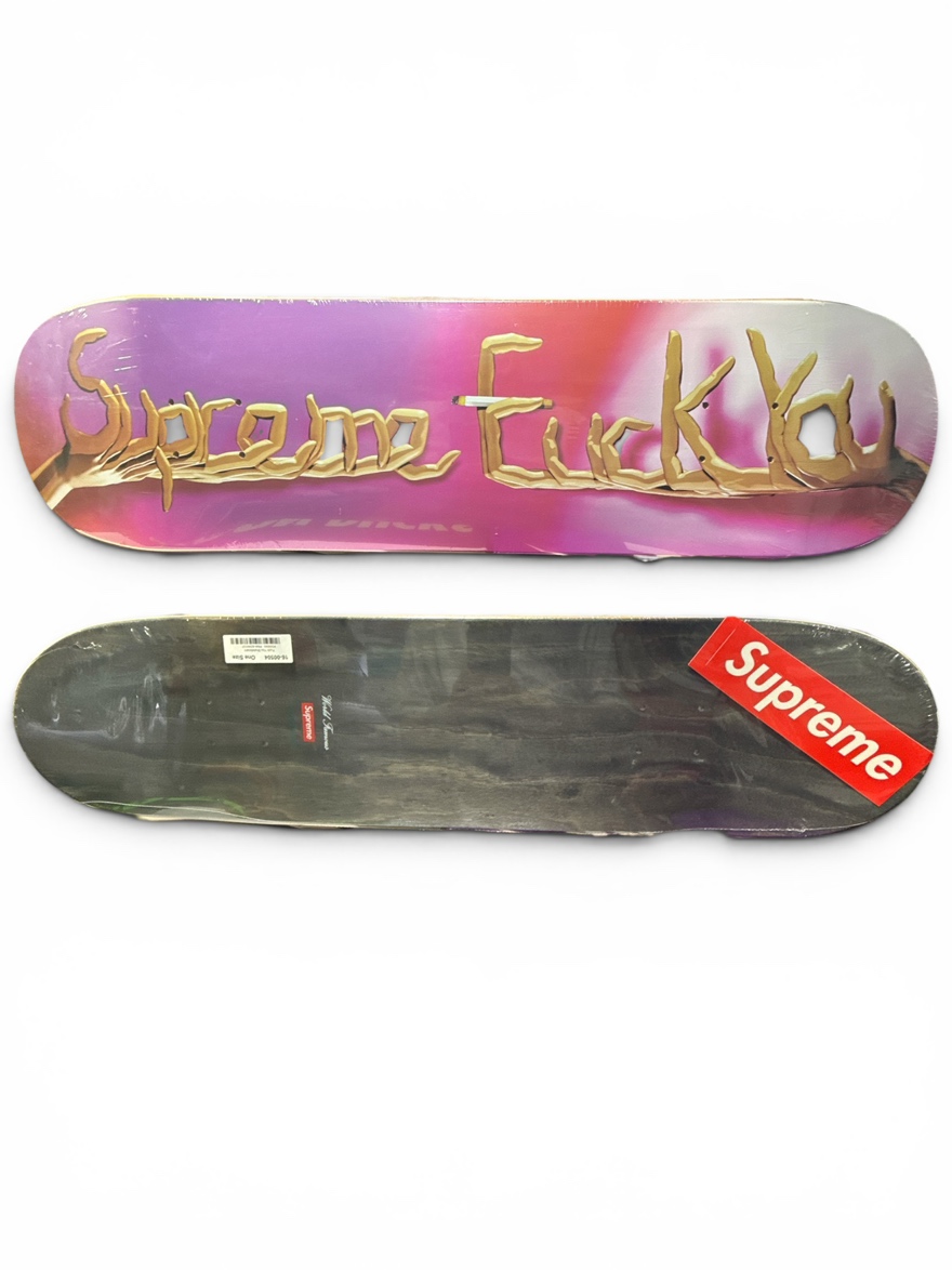 Supreme Fuck You Skateboard Deck -(2018) Pink