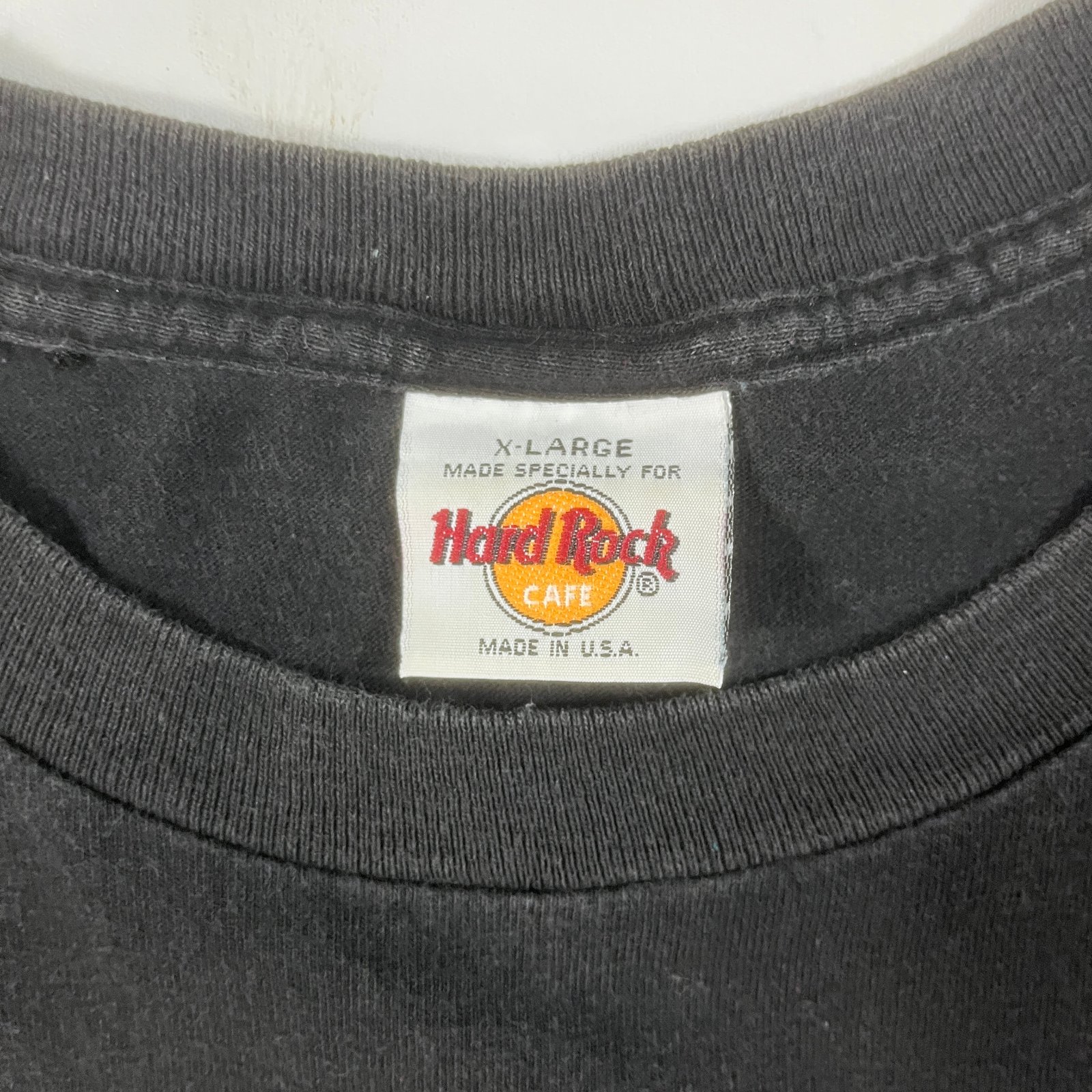 Vintage Hard Rock Cafe Las Vegas Black Graphic T-Shirt XL Made in USA