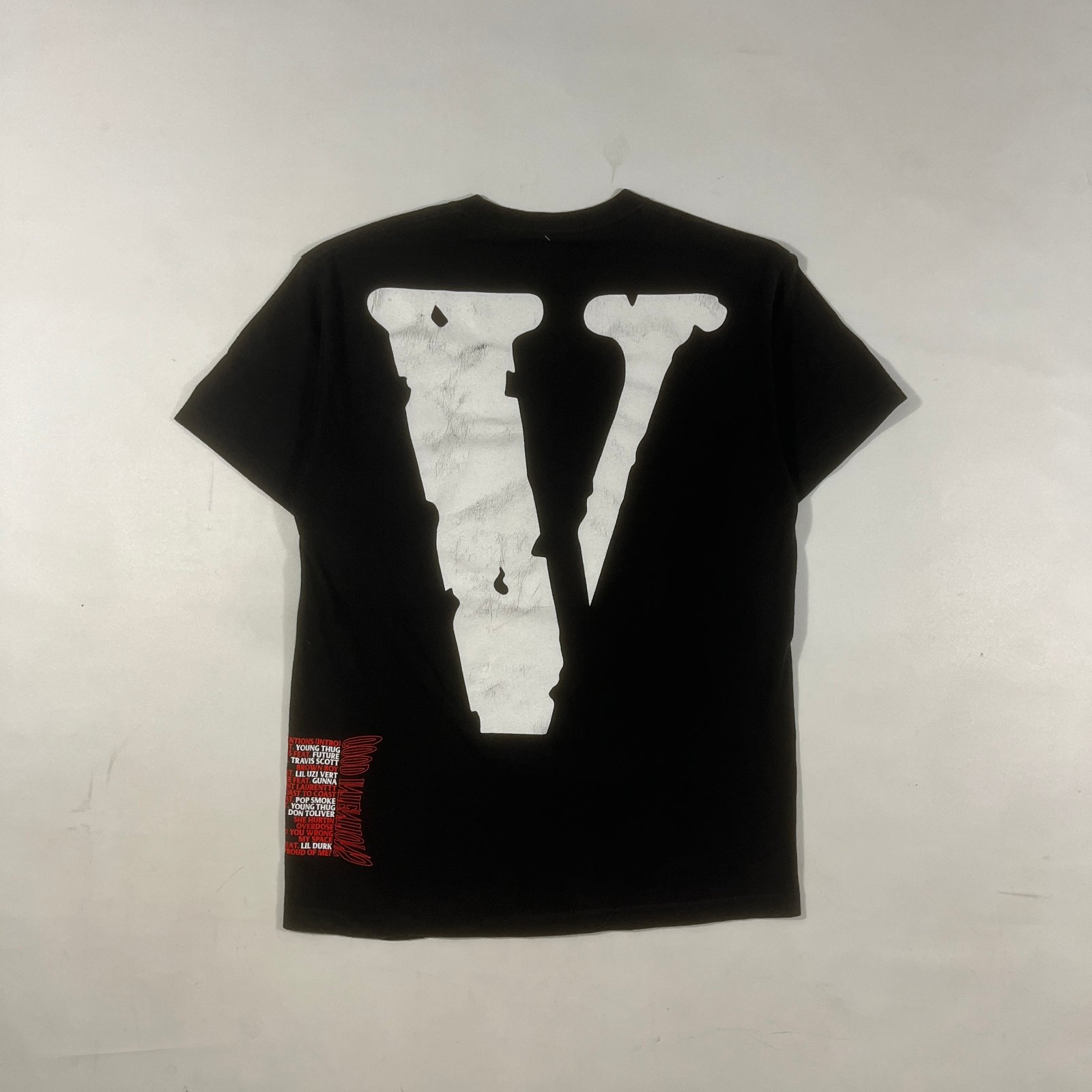 NAV x VLONE Good Intentions Album Tracklist Tee Black Large