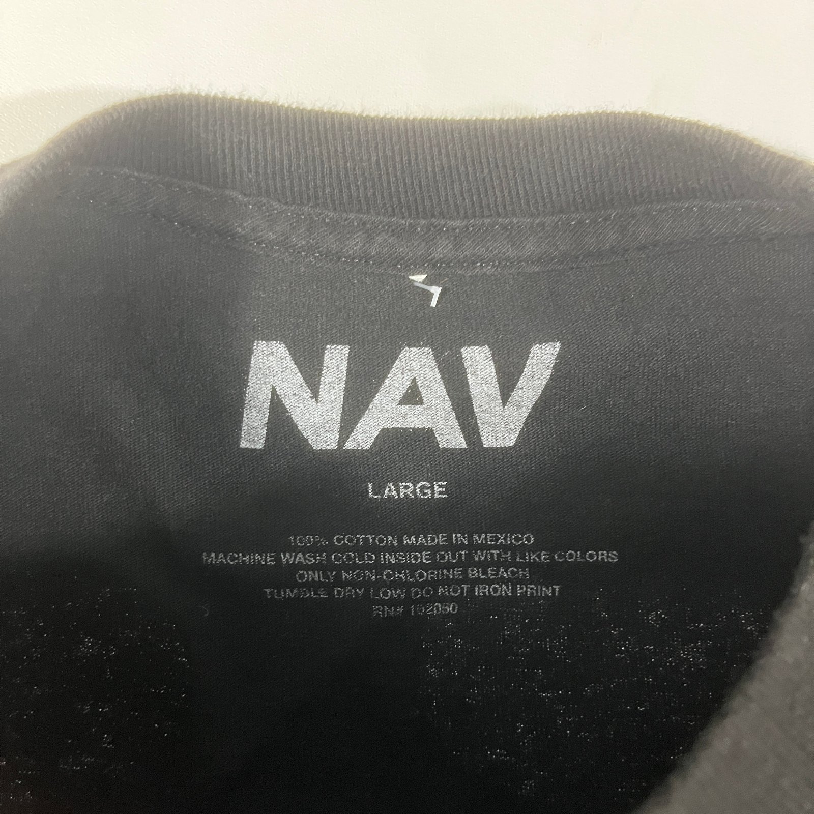 NAV x VLONE Good Intentions Album Tracklist Tee Black Large