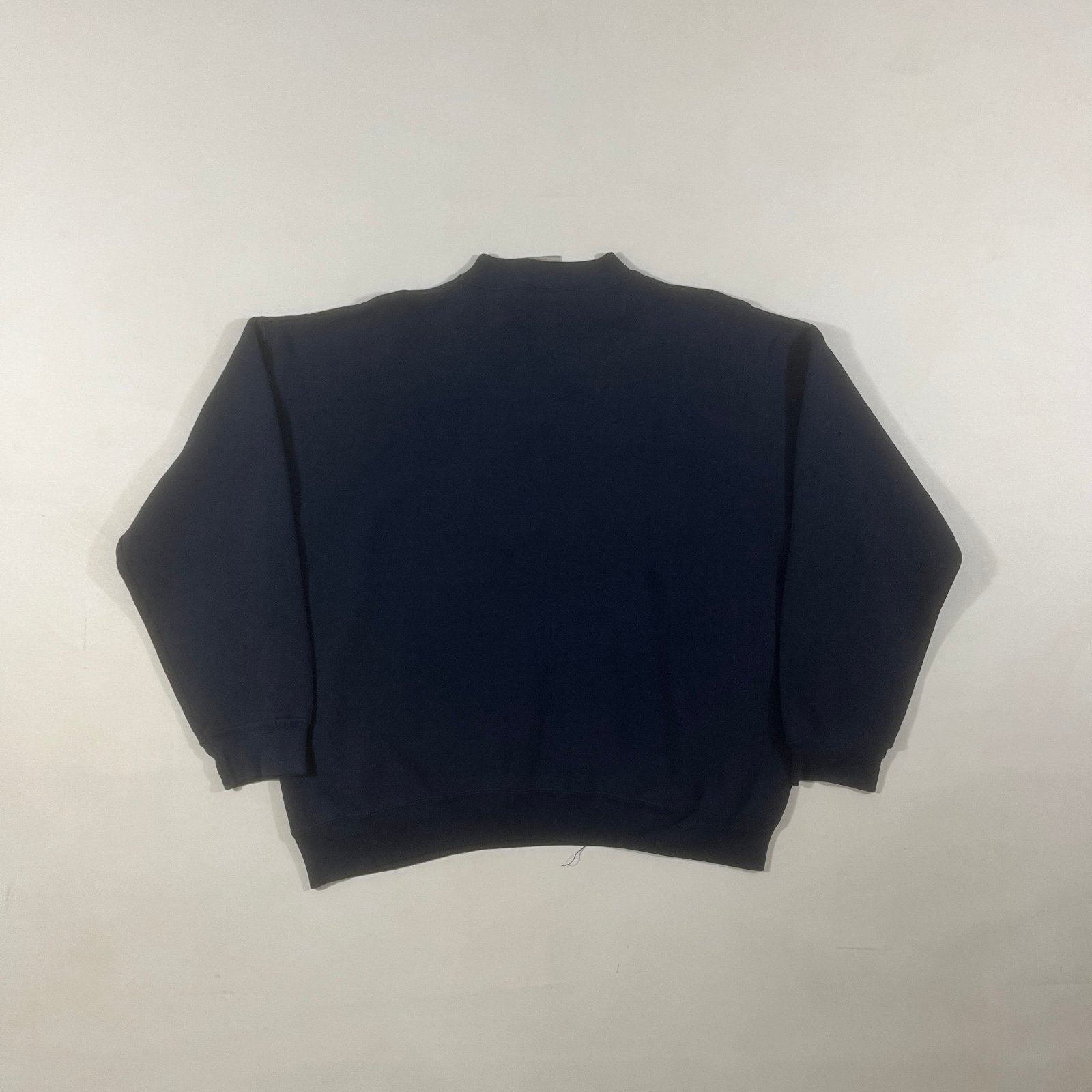Vintage 90s Logo 7 Notre Dame Fighting Irish Leprechaun Navy Crewneck Sweatshirt XL