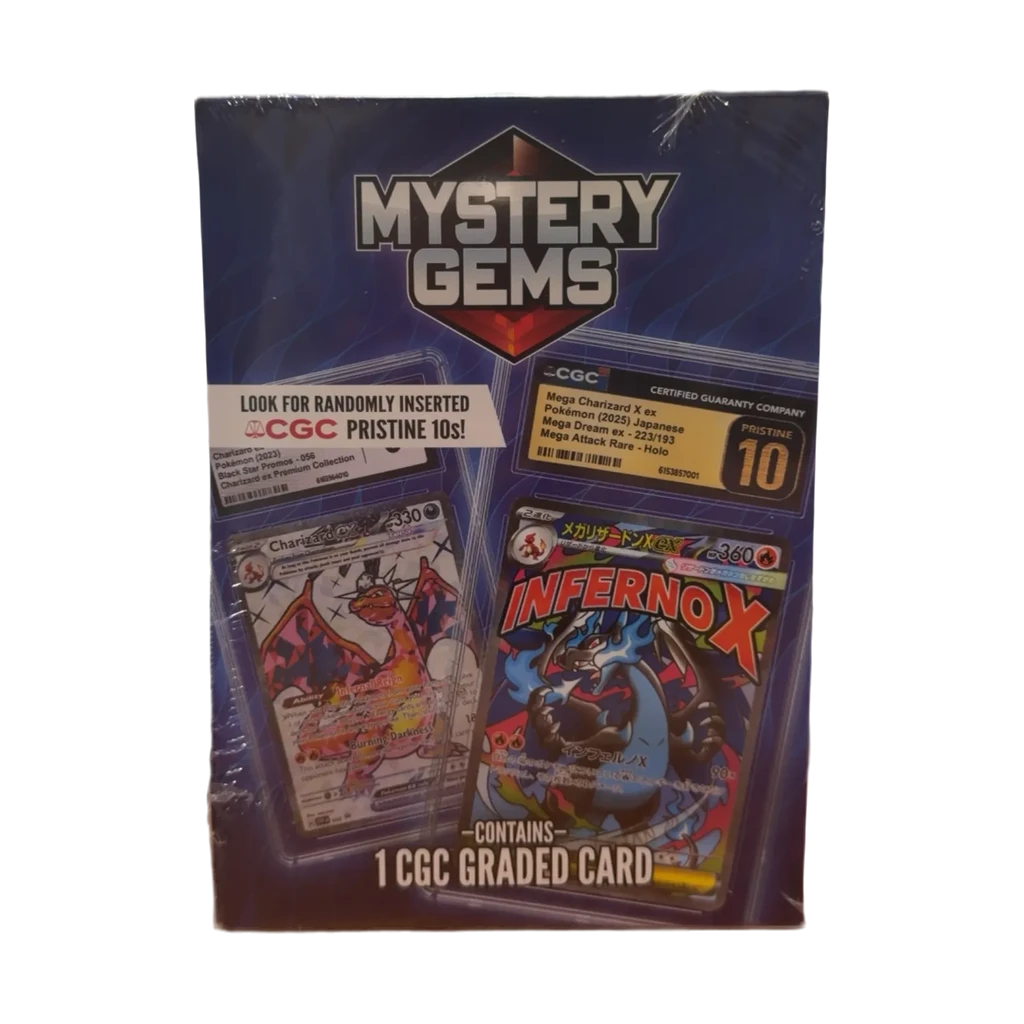 Mystery Gems Pokemon CGC Graded Card Pack