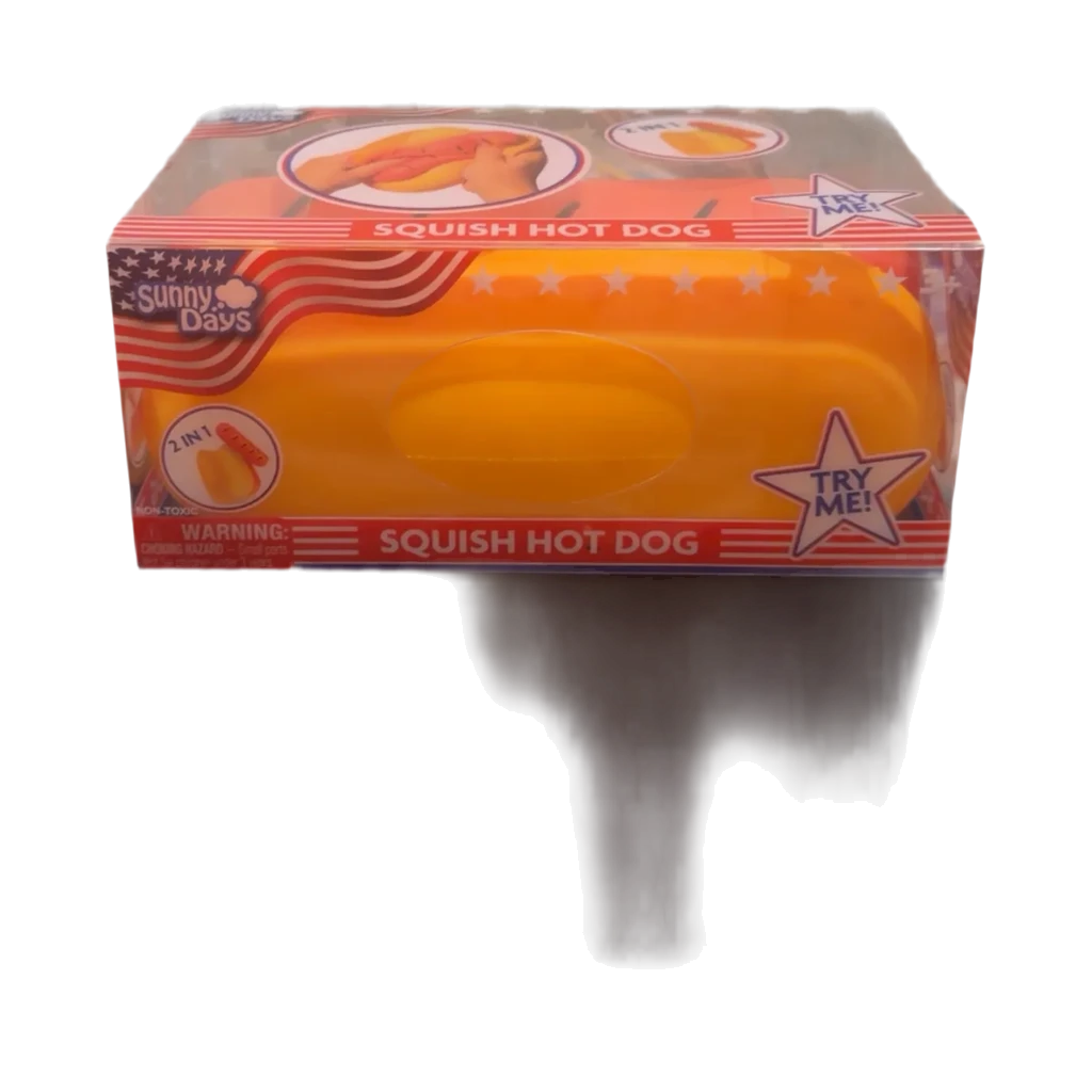 Sunny Days Squish Hot Dog Toy