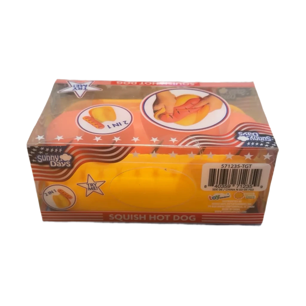 Sunny Days Squish Hot Dog Toy