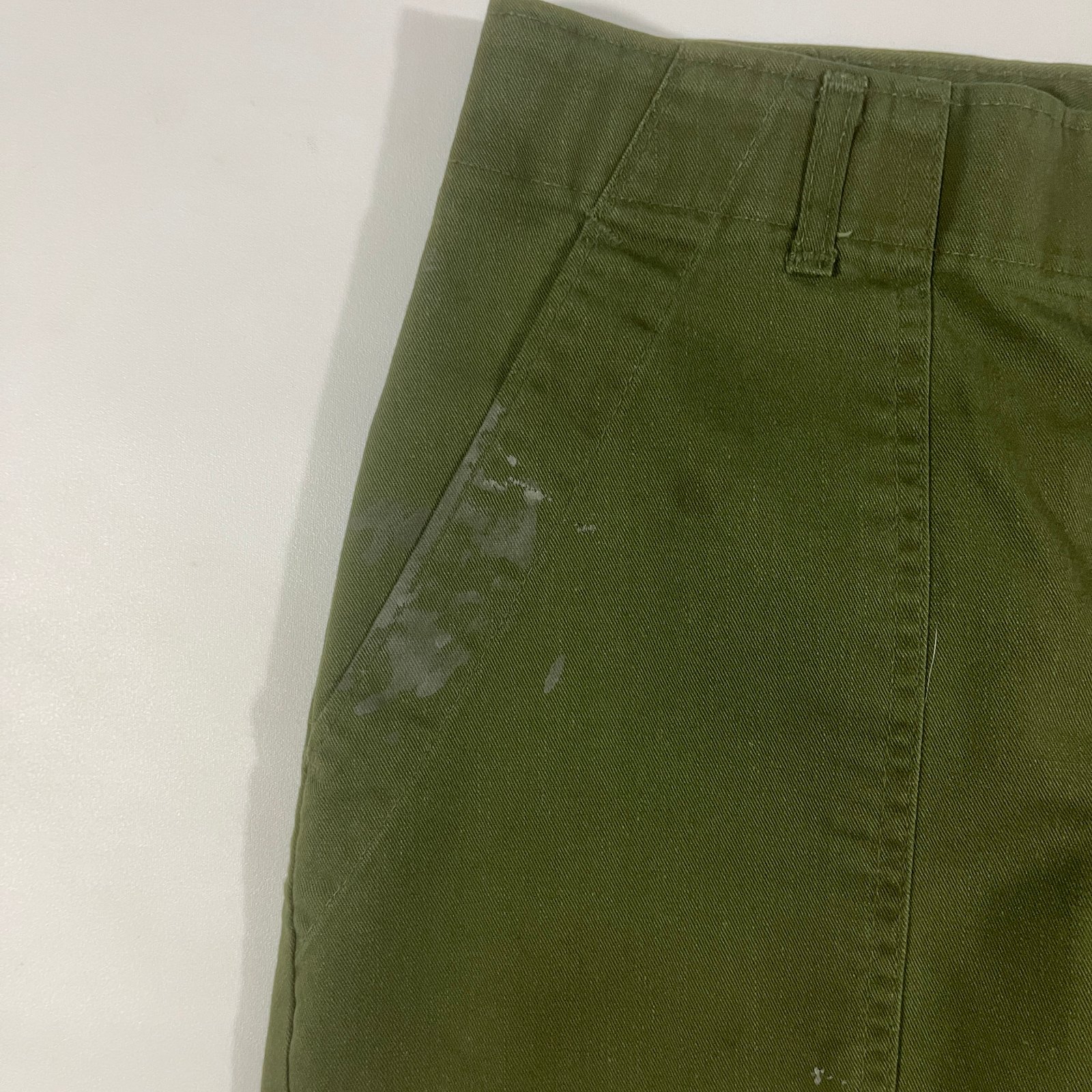 Vintage OG-107 US Military Utility Fatigue Pants Olive Green Baker Trousers 32x31