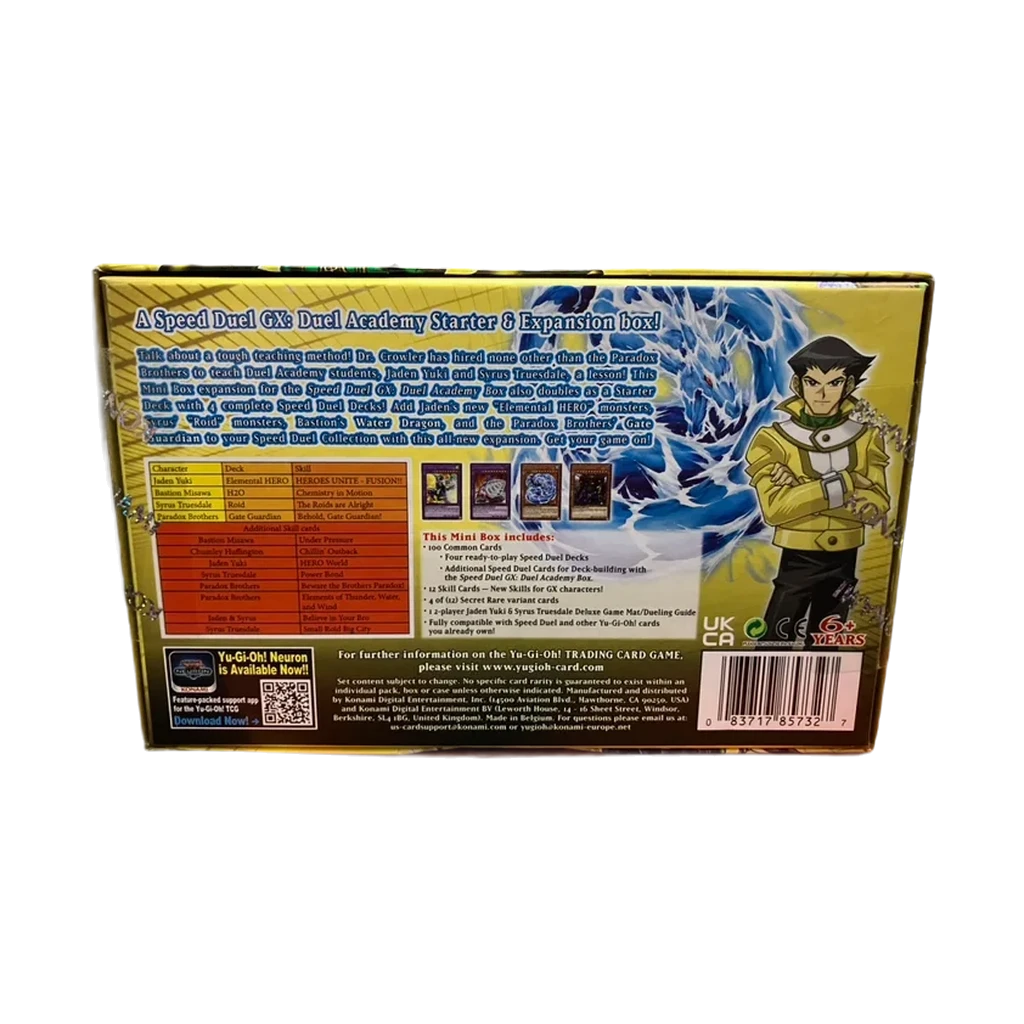 Yu-Gi-Oh! Speed Duel GX: Midterm Paradox Starter & Expansion Box