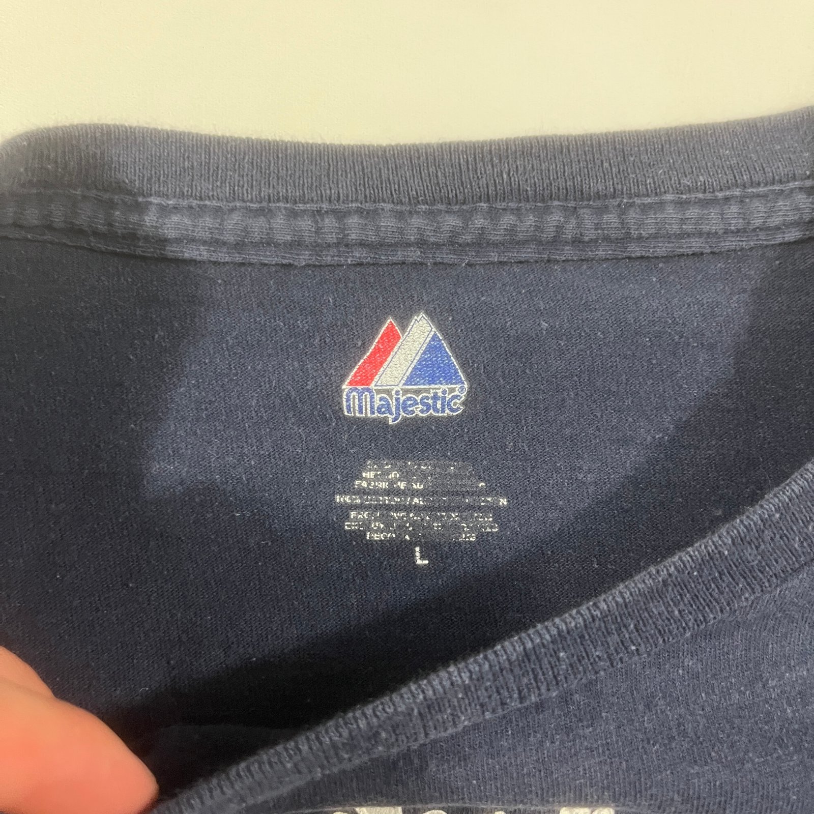 Vintage 2009 New York Yankees American League Champions Majestic Tee L