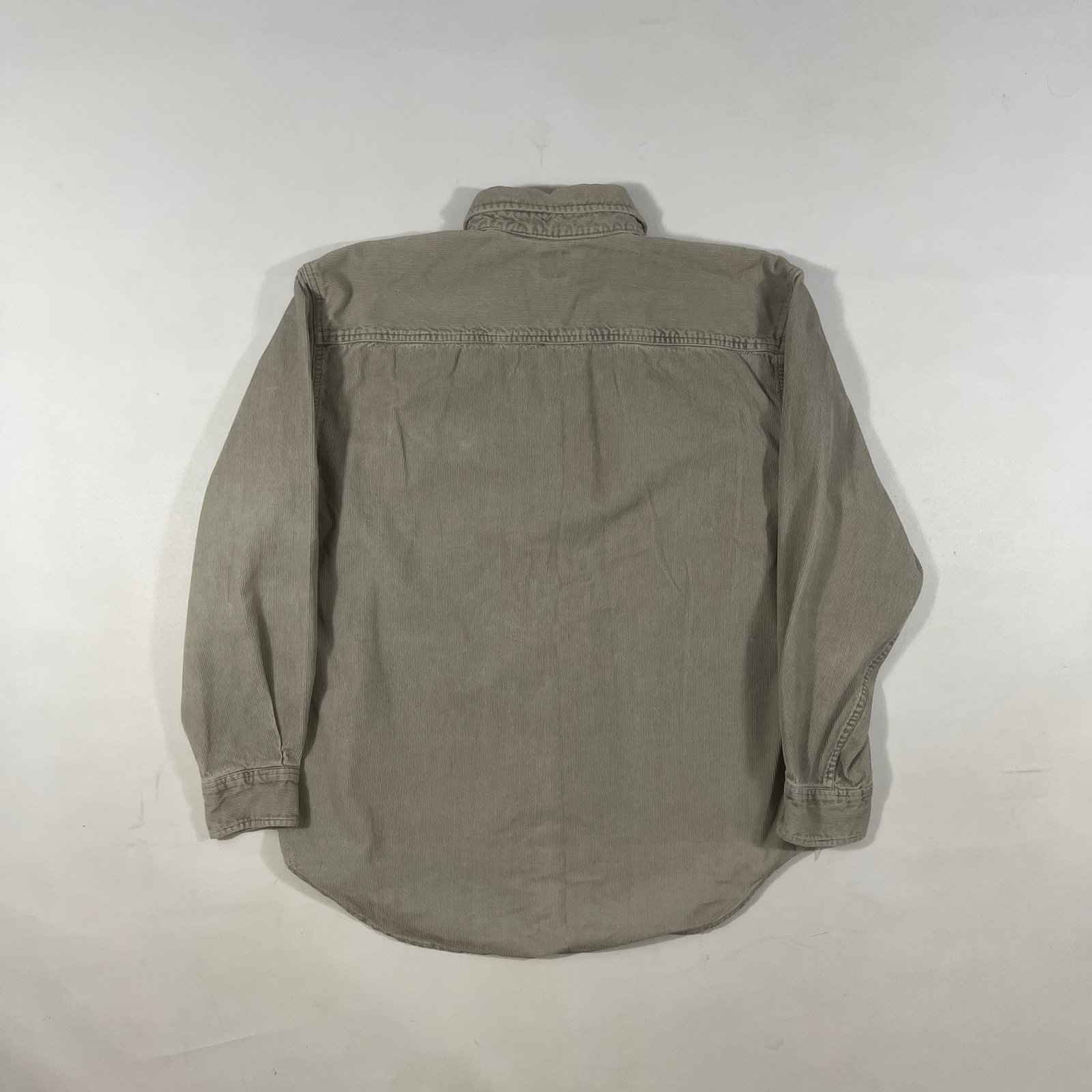 Vintage 90s Gap Tan Corduroy Button Down Shirt Jacket L