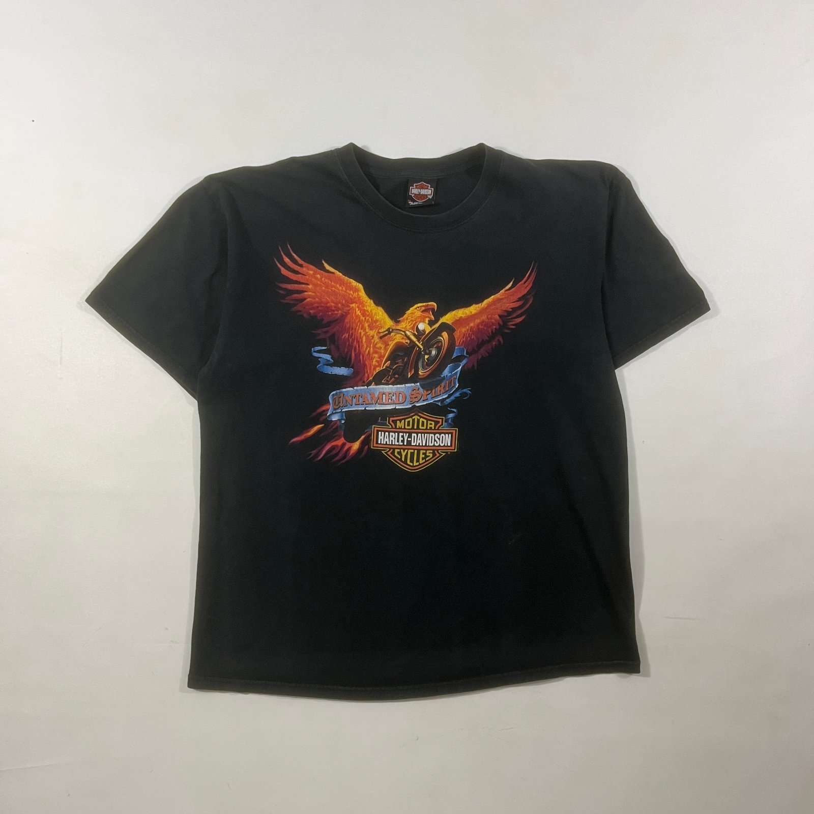 Harley-Davidson Untamed Spirit Las Vegas Nevada Eagle Motorcycle Graphic Tee XL