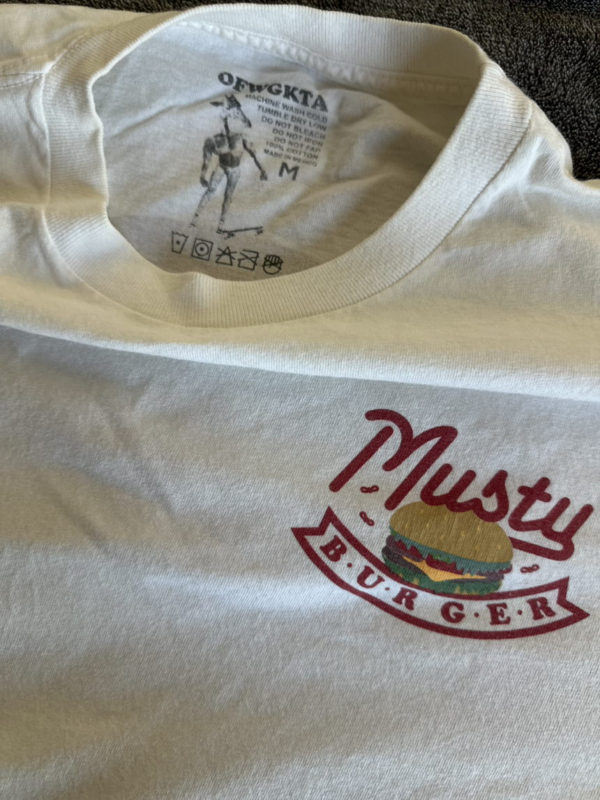 Medium Loiter Squad Musty Burger tee