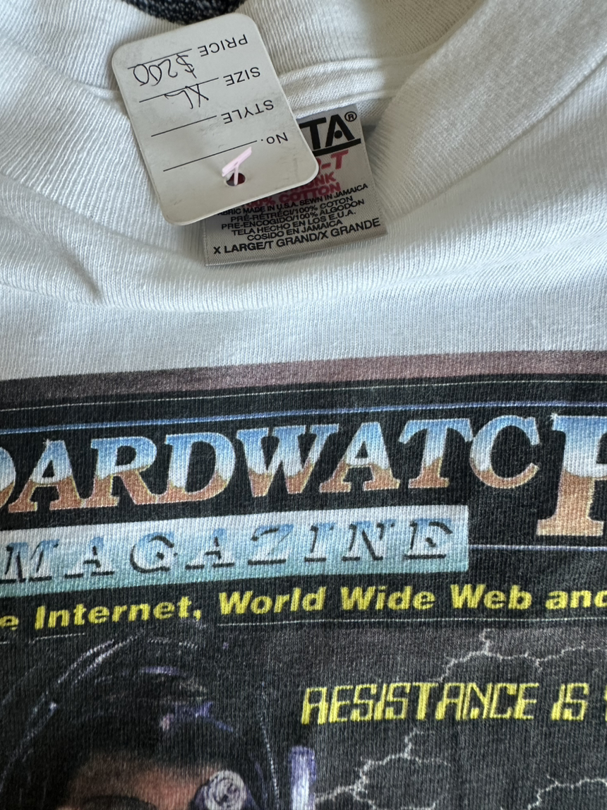 XL Boardwatch Magazine Cyborg Bill Gates tee
