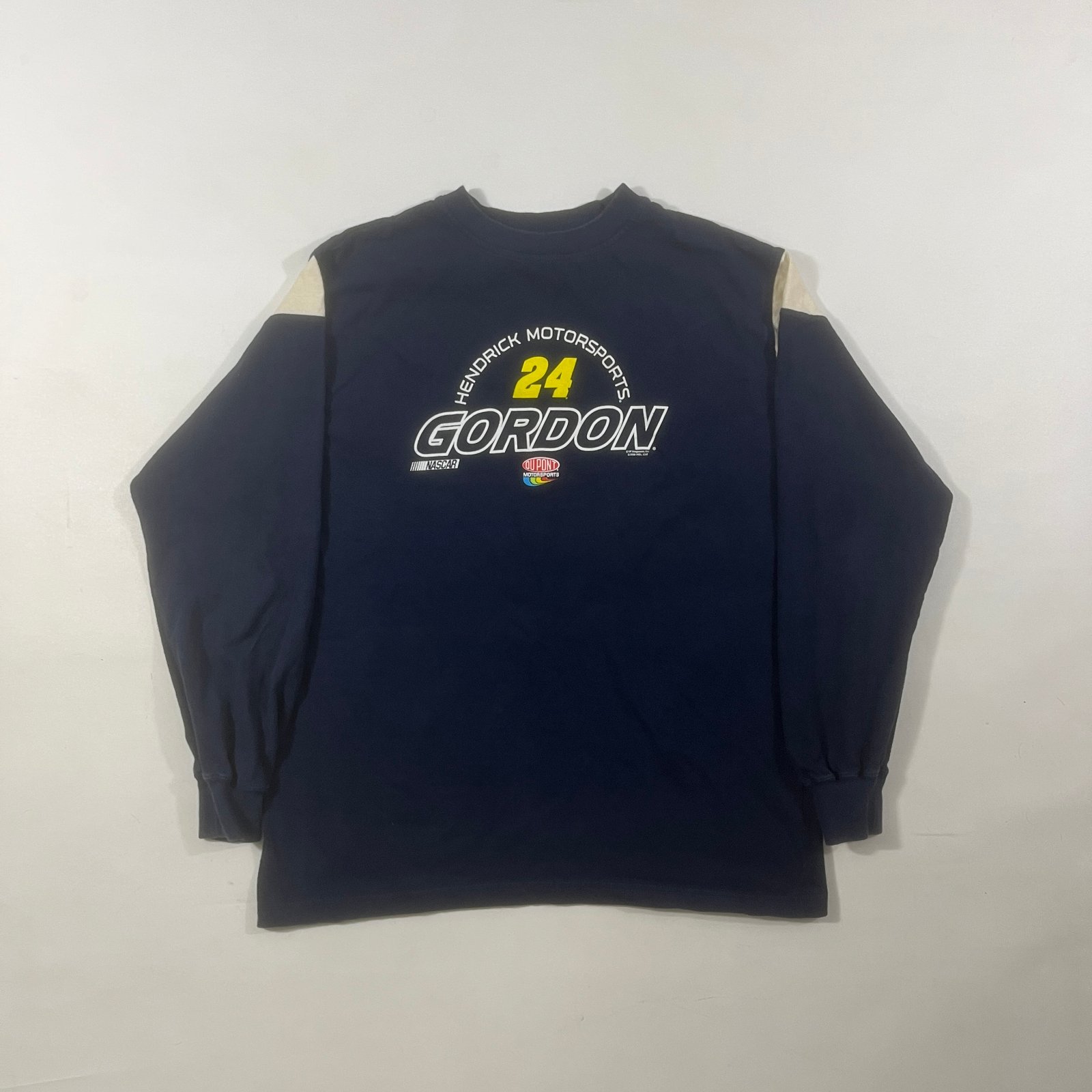 Vintage Chase Authentics NASCAR Jeff Gordon #24 Hendrick Motorsports Long Sleeve Tee L