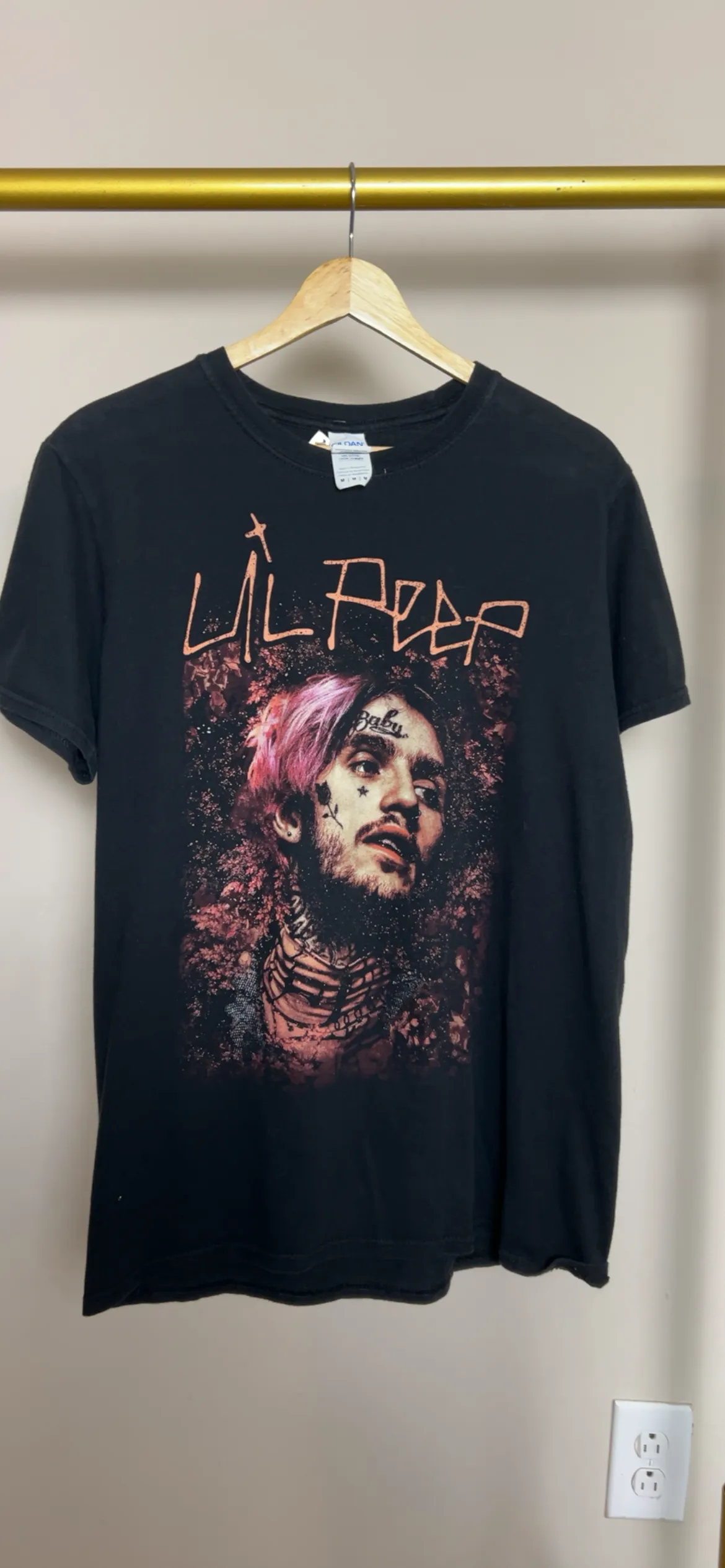 Lil Peep Rap Graphic T-Shirt M